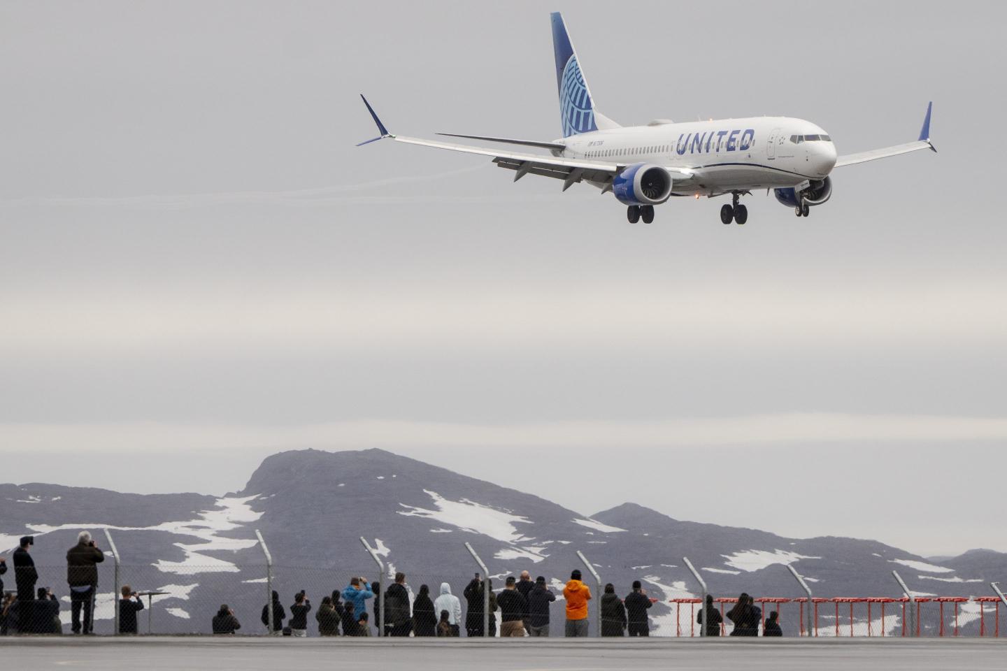 United Airlines makes the first direct flight from U.S. to Greenland since 2008—and it lands on Trump’s birthday