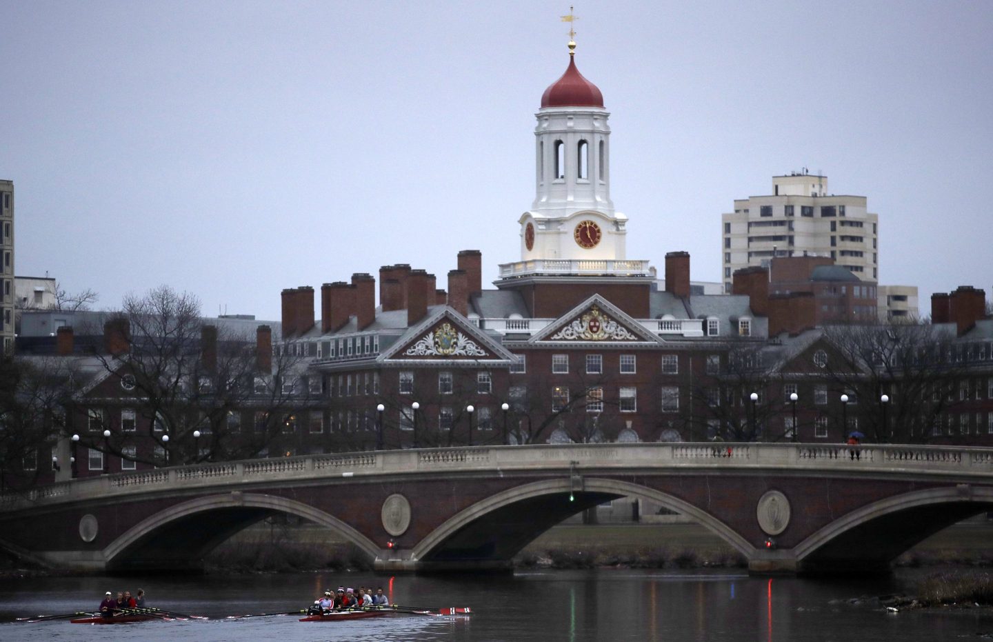 The campus of Harvard University in Cambridge, Mass., March 7, 2017.