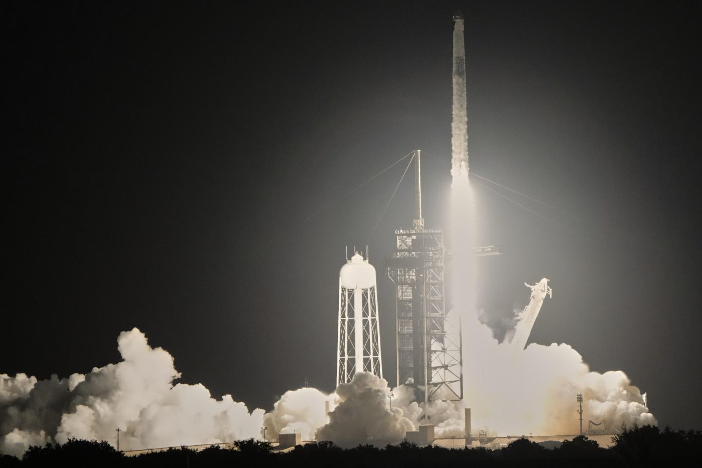 Astronauts from India, Poland, and Hungary blast off on a private SpaceX Falcon flight to the International Space Station
