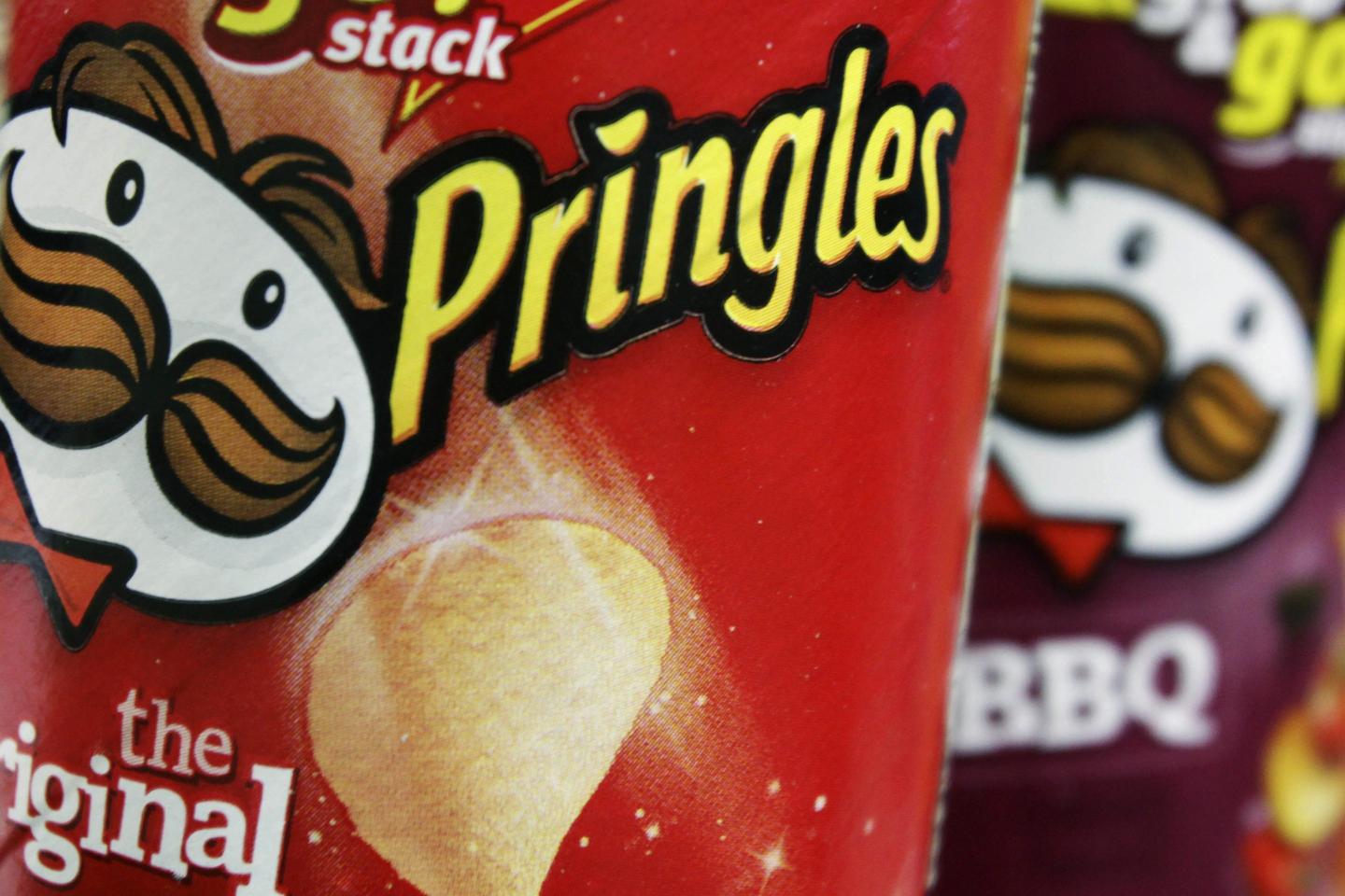 Cans of Pringles