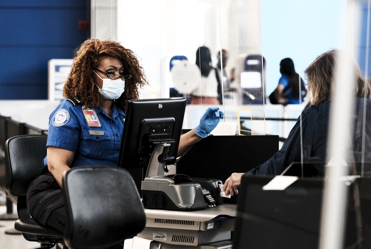 TSA agent at Detroit Metropolitan Airport