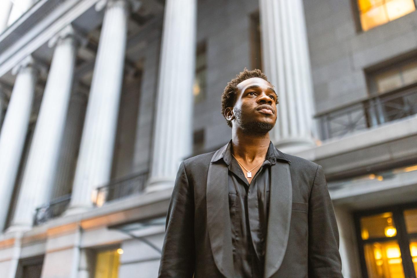 Young Gen Z intern on Wall Street