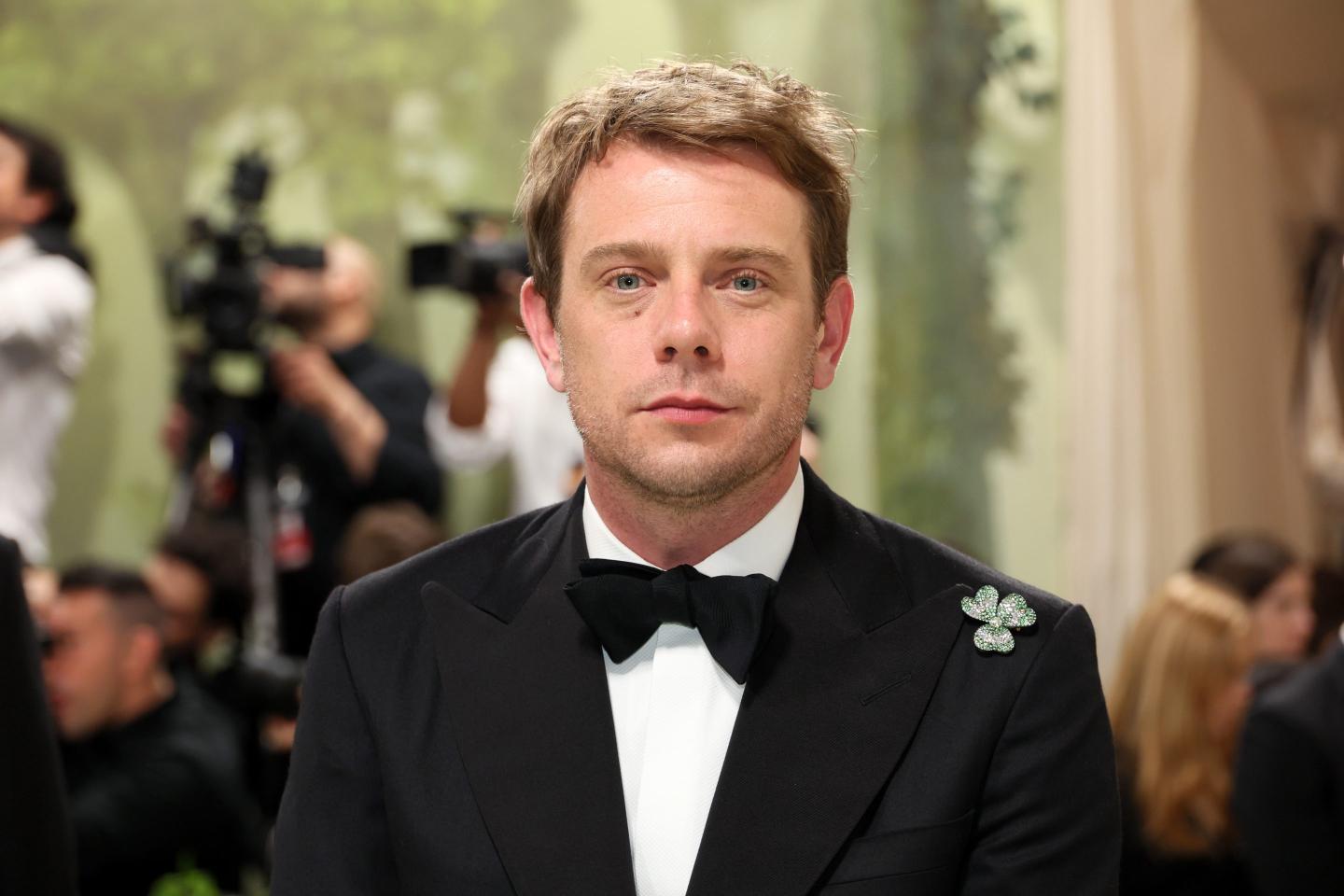 Jonathan Anderson in a suite and bow tie at the 2024 Met Gala