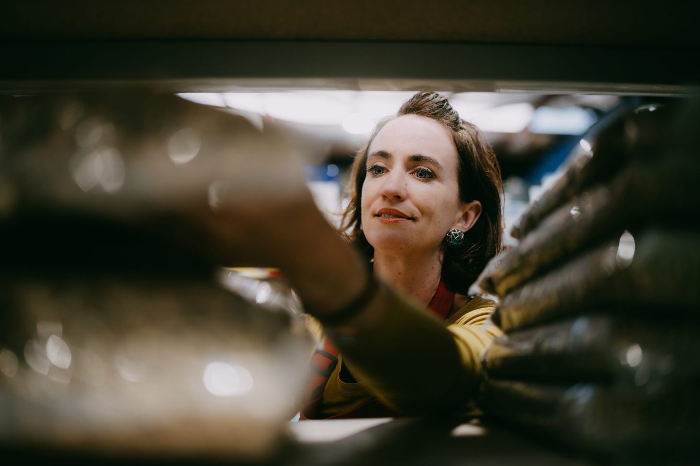 Shoppers left more items the shelves in May as spending fell.