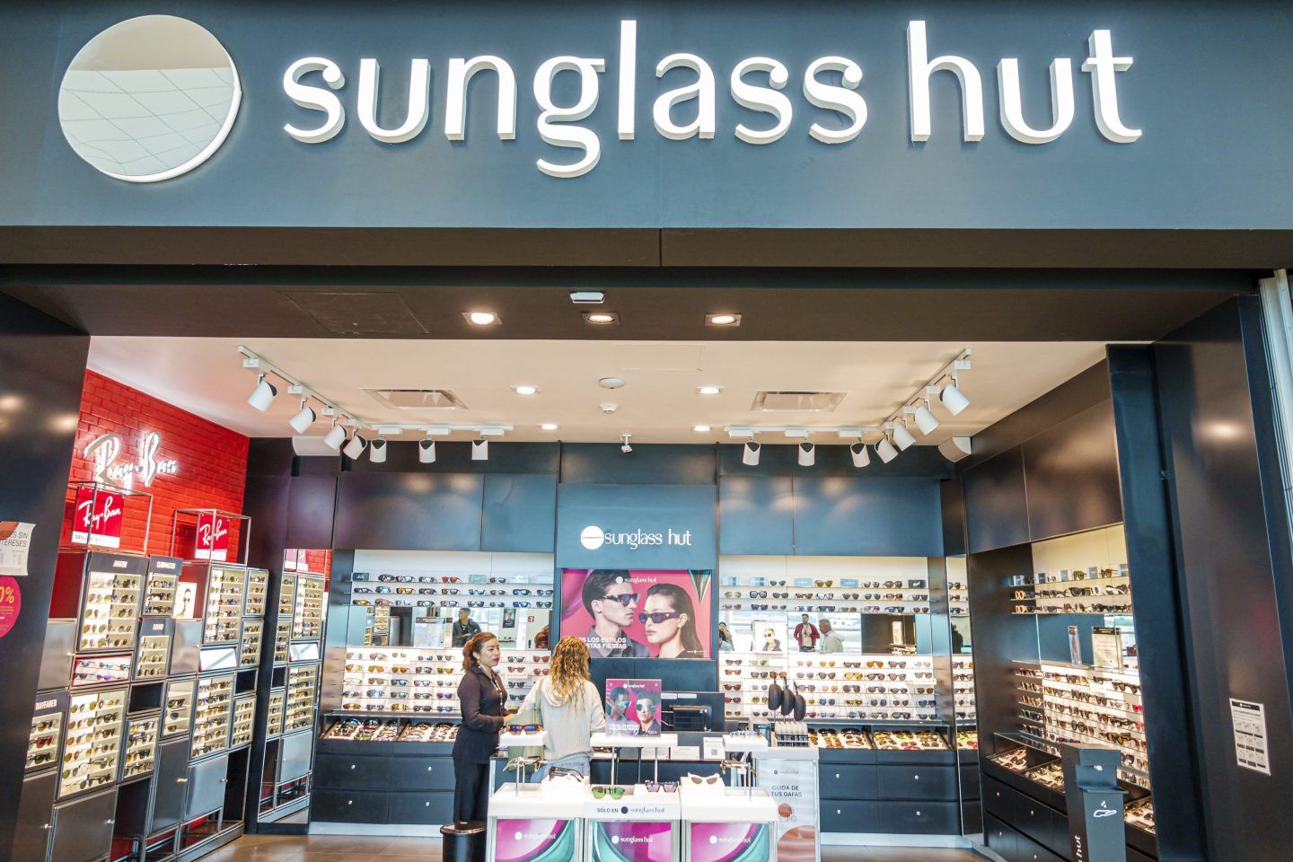A Sunglass Hut store pictured in Mexico.
