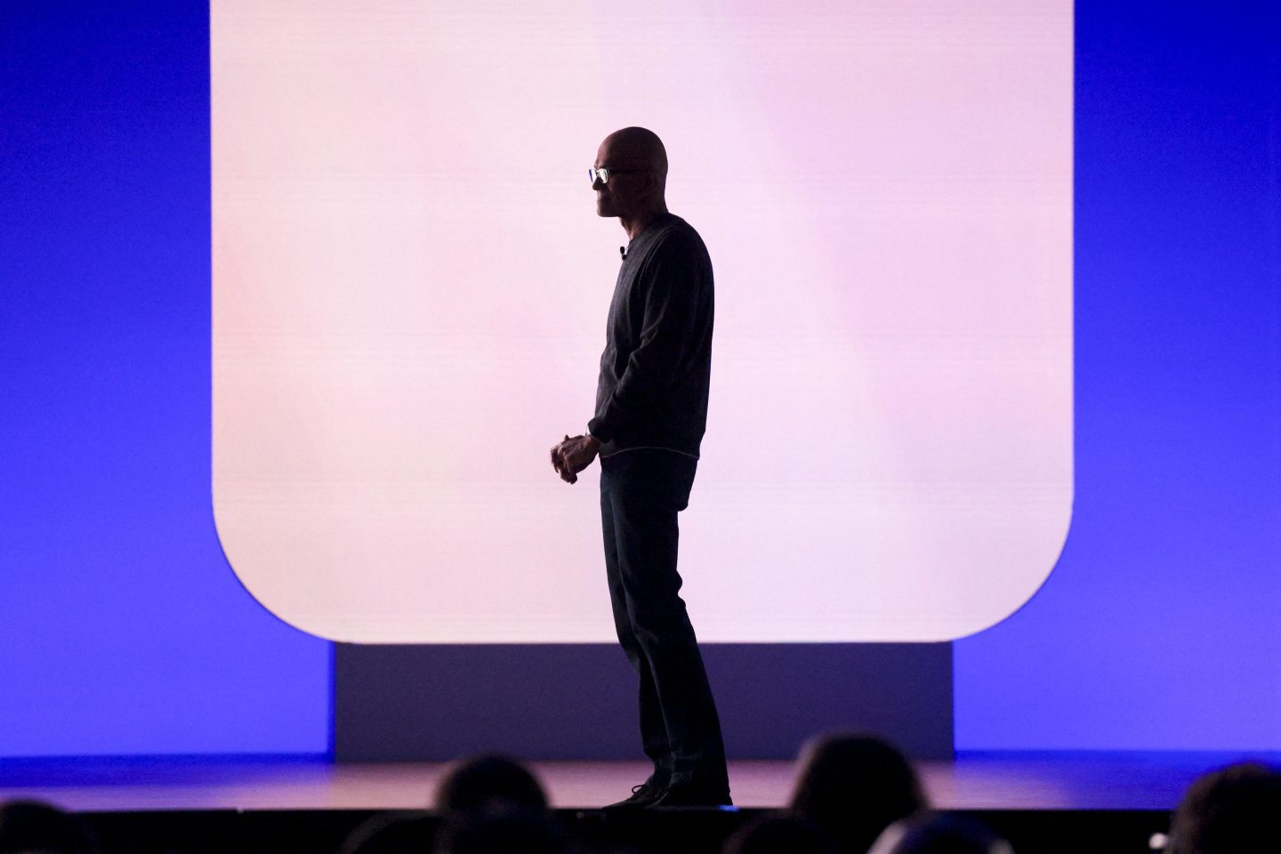 Microsoft CEO Satya Nadella during an event in Seattle, Washington on May 19, 2025. (Photo: Jason Redmond/AFP/Getty Images)