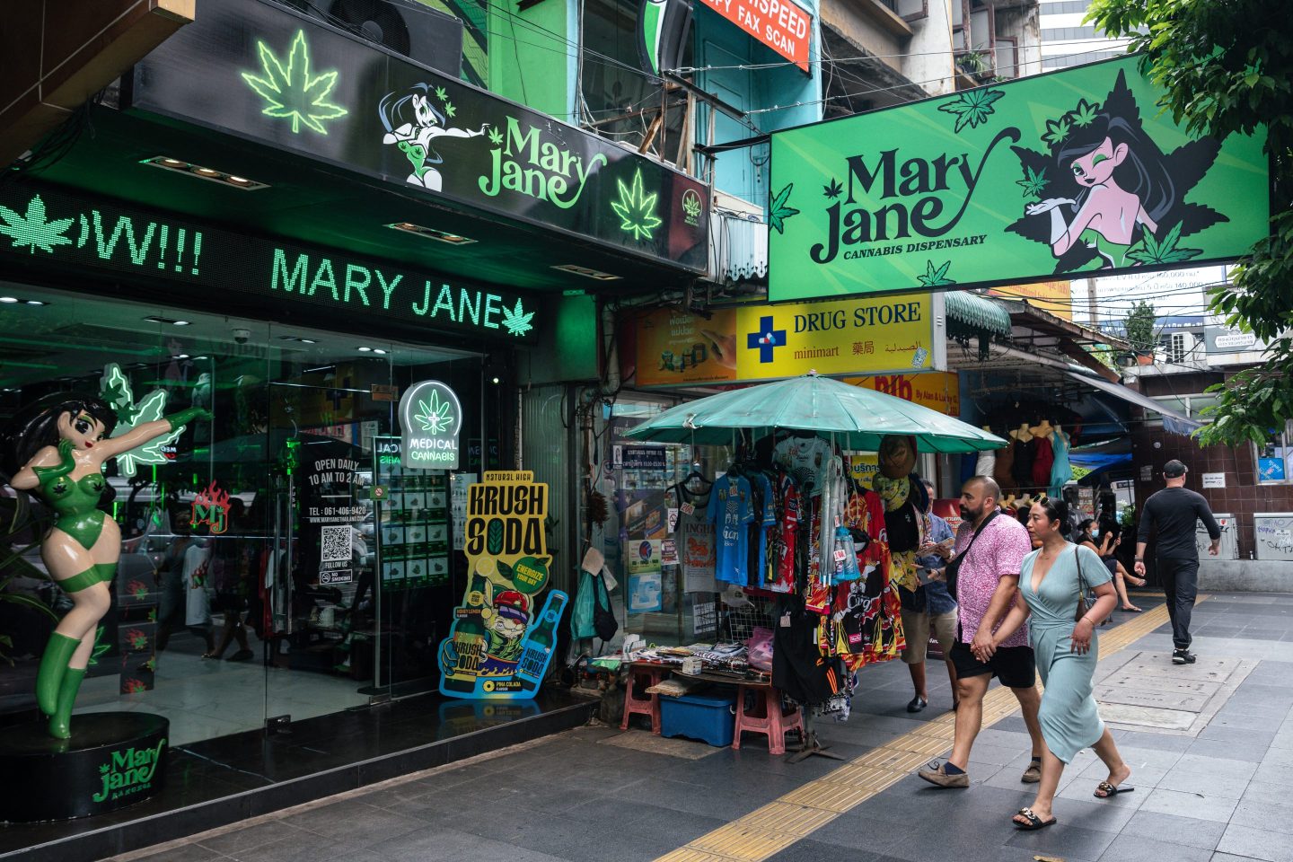 Thailand was the first country in Southeast Asia to decriminalise cannabis, removing it from the list of banned narcotics in June 2022.