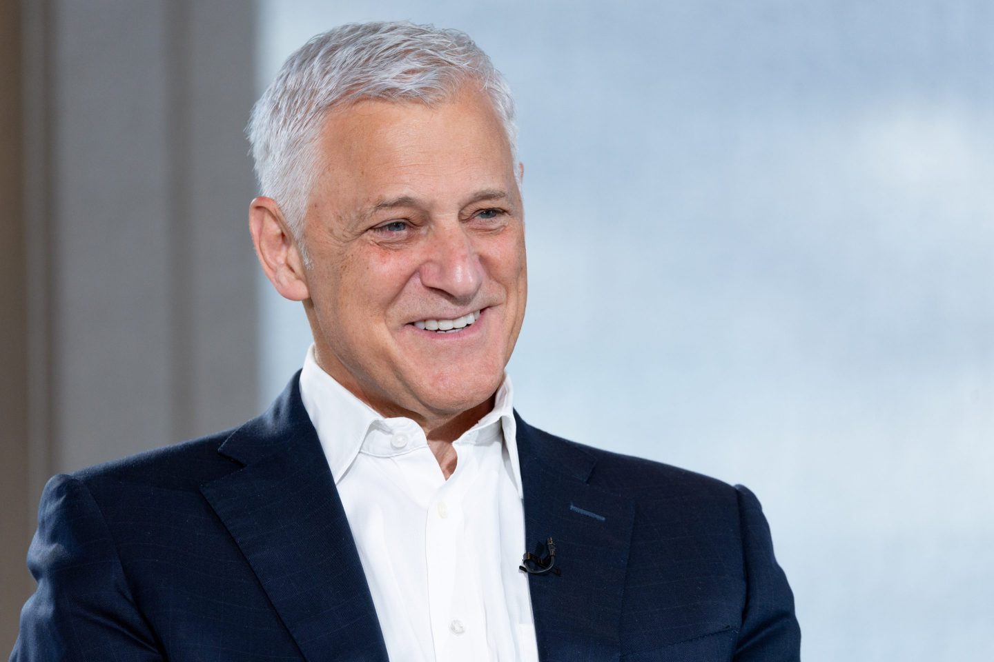 Bill Winters, chief executive officer of Standard Chartered Plc, during a Bloomberg Television interview in London, UK, on Monday, June 2, 2025.