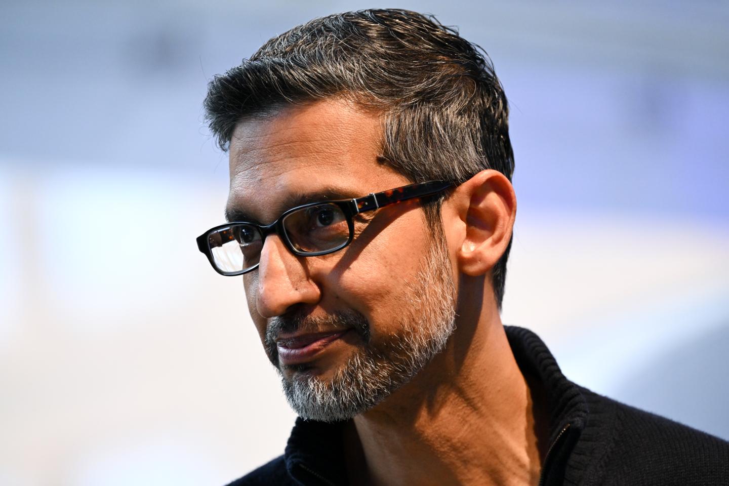 Alphabet CEO Sundar Pichai in San Francisco, on Wednesday, June 4, 2025. (Photo: David Paul Morris/Bloomberg/Getty Images)