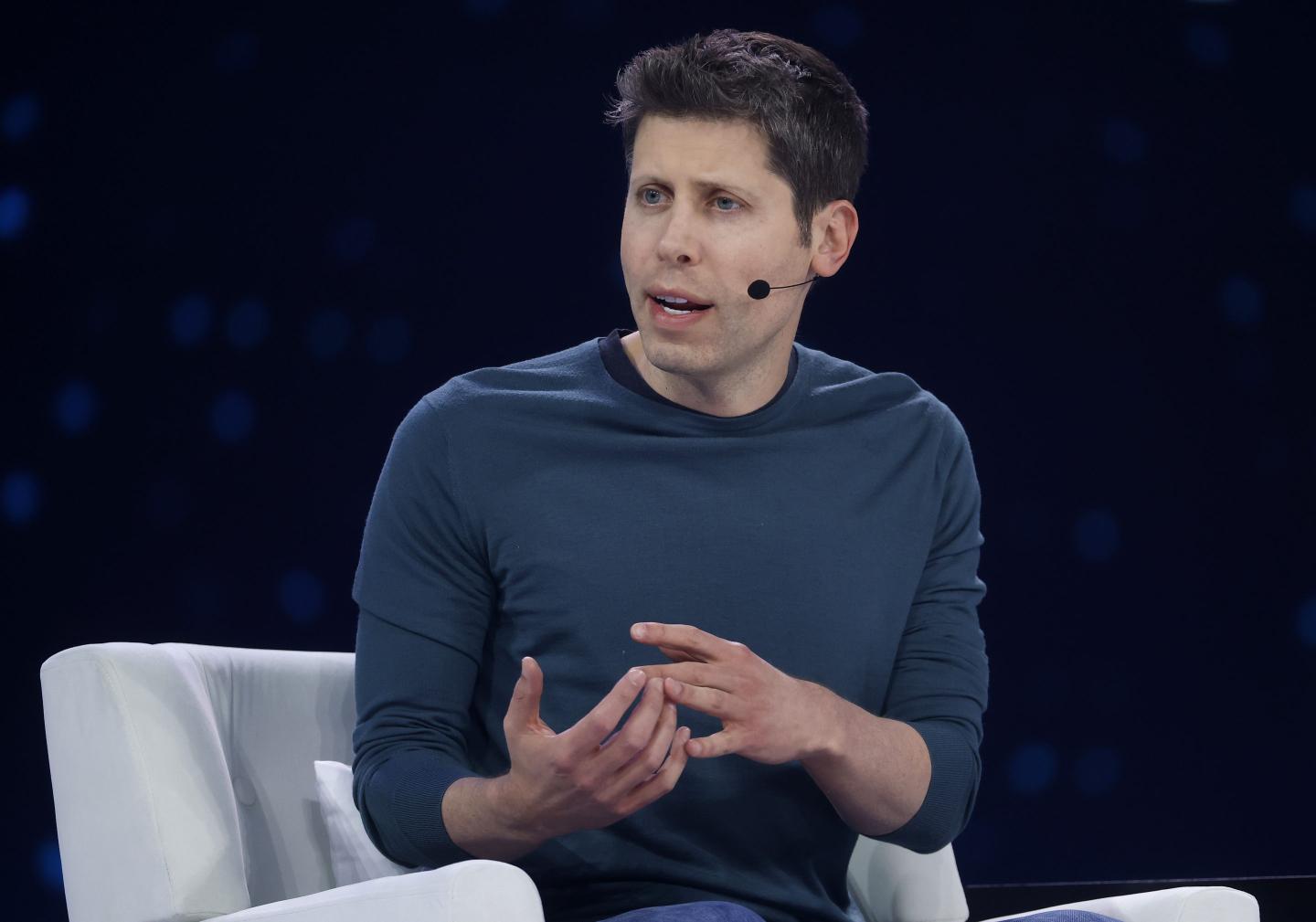 Open AI CEO Sam Altman speaks during Snowflake Summit 2025 at Moscone Center on June 02, 2025 in San Francisco, California.