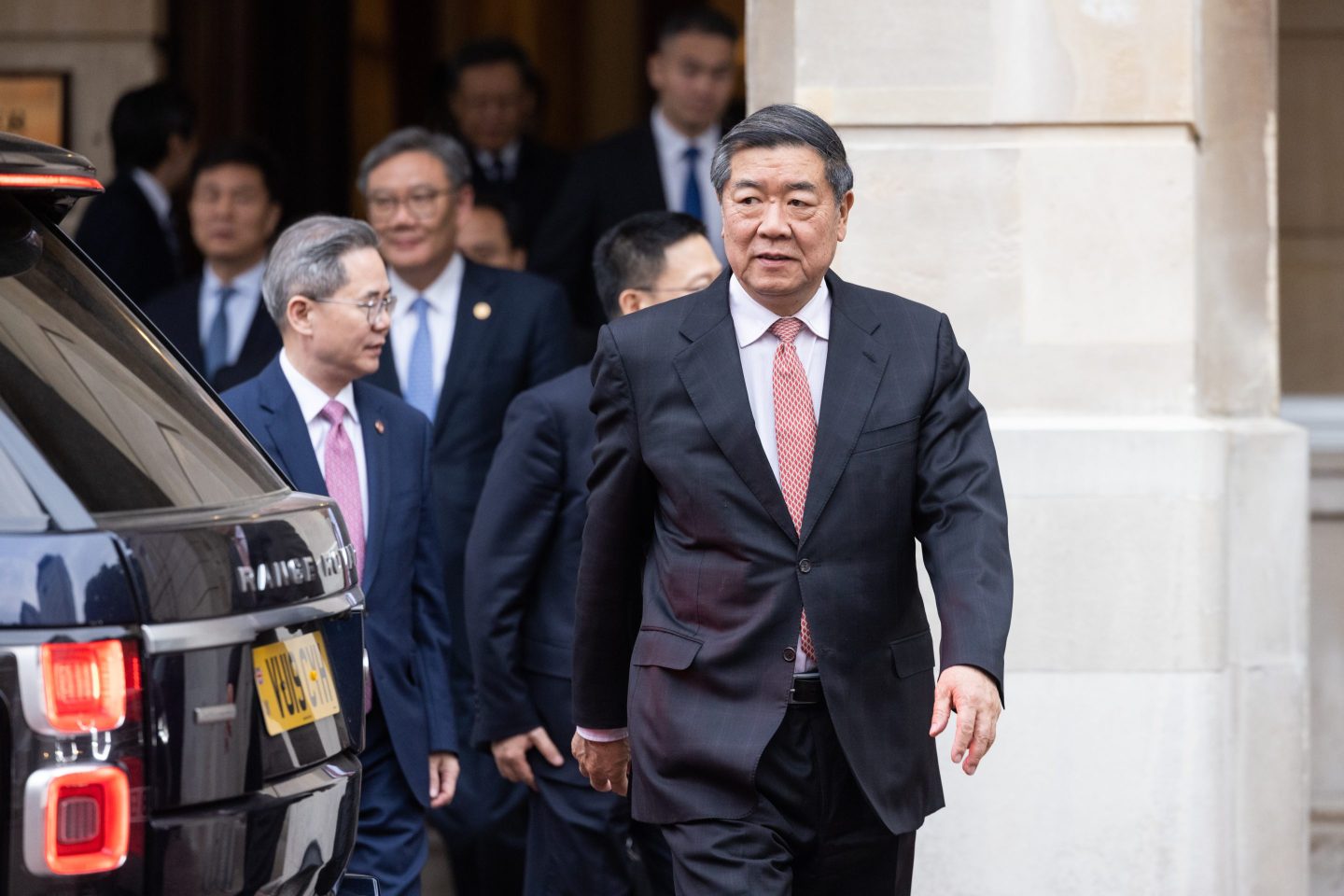 Rare earth elements loomed large in U.S.-China trade talks in London this week. Above, He Lifeng, China's vice premier, after negotiations on Monday.