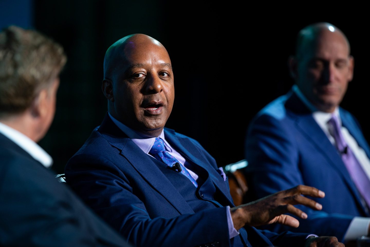 Photo of Marvin Ellison (center)