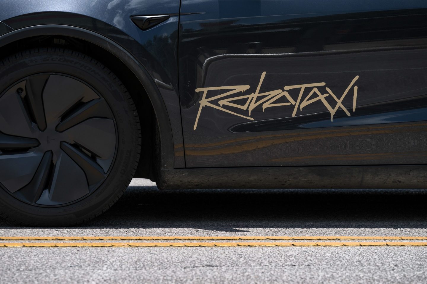 A vehicle Tesla is using for robotaxi testing purposes in Austin, Texas, US, on Friday, June 20, 2025.