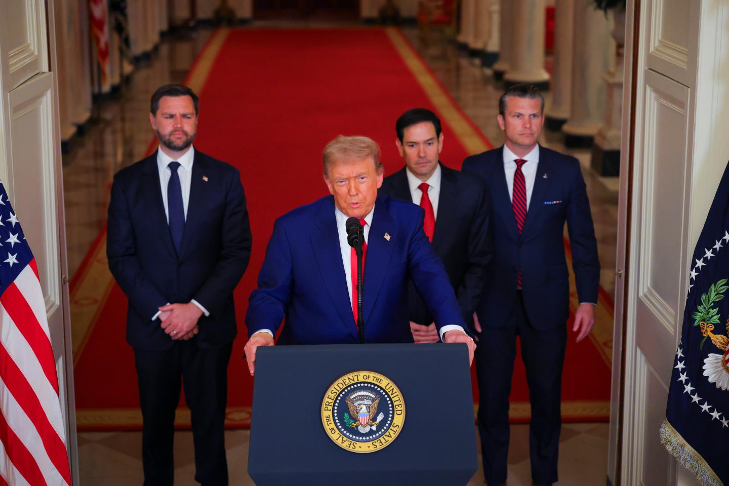Trump demands ‘everyone’ keep oil prices down after Iran threatens to close Strait of Hormuz following U.S. attack: ‘I’m watching’