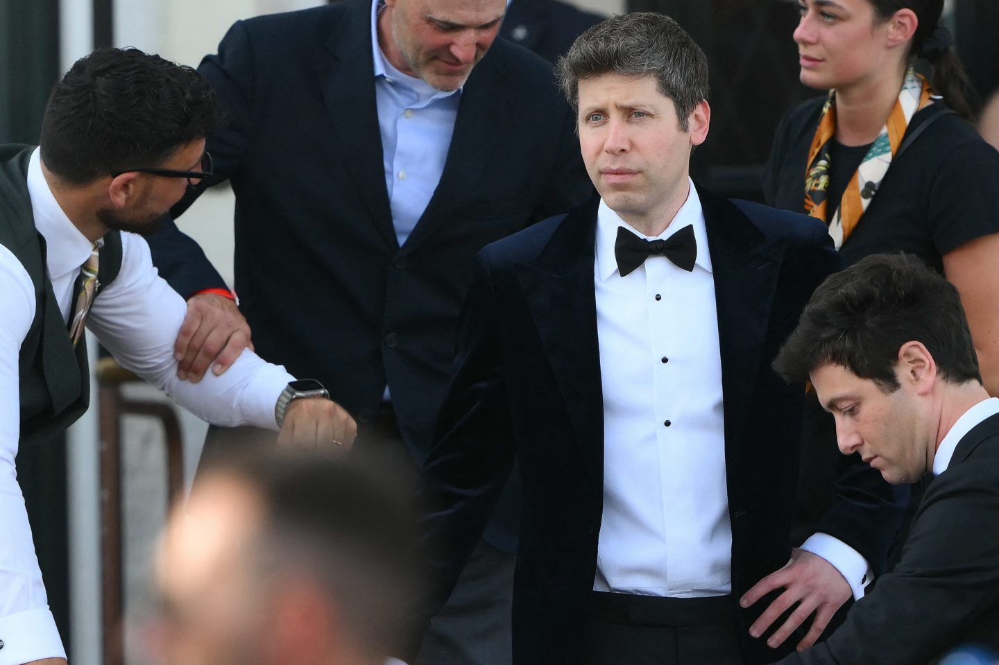 OpenAI CEO Sam Altman in Venice for the wedding of Amazon founder Jeff Bezos with Lauren Sánchez on June 27, 2025. (Photo by Marco Bertorello/AFP/Getty Images)