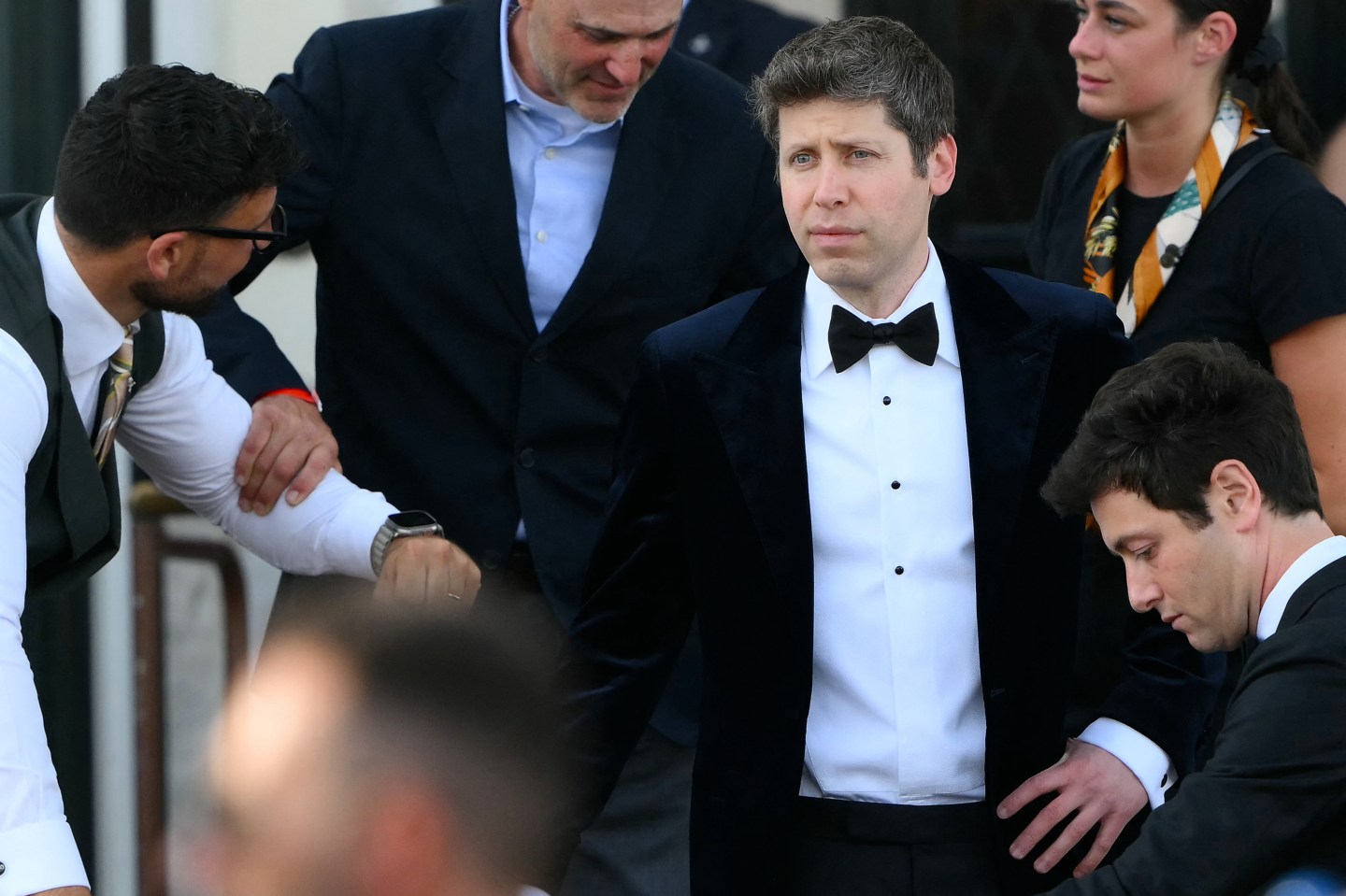OpenAI CEO Sam Altman in Venice for the wedding of Amazon founder Jeff Bezos with Lauren Sánchez on June 27, 2025. (Photo by Marco Bertorello/AFP/Getty Images)