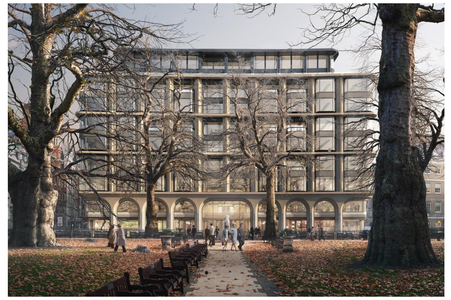 Rendering of Blackstone's new London HQ, currently under construction.