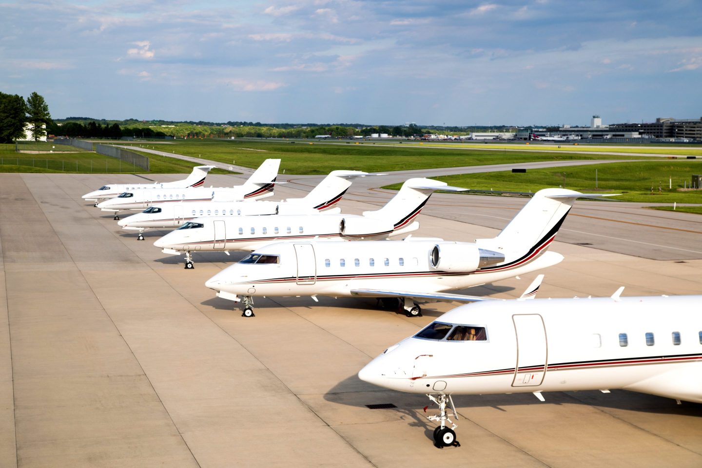 NetJets allows customers to purchase partial ownership of more than 1,000 private planes.