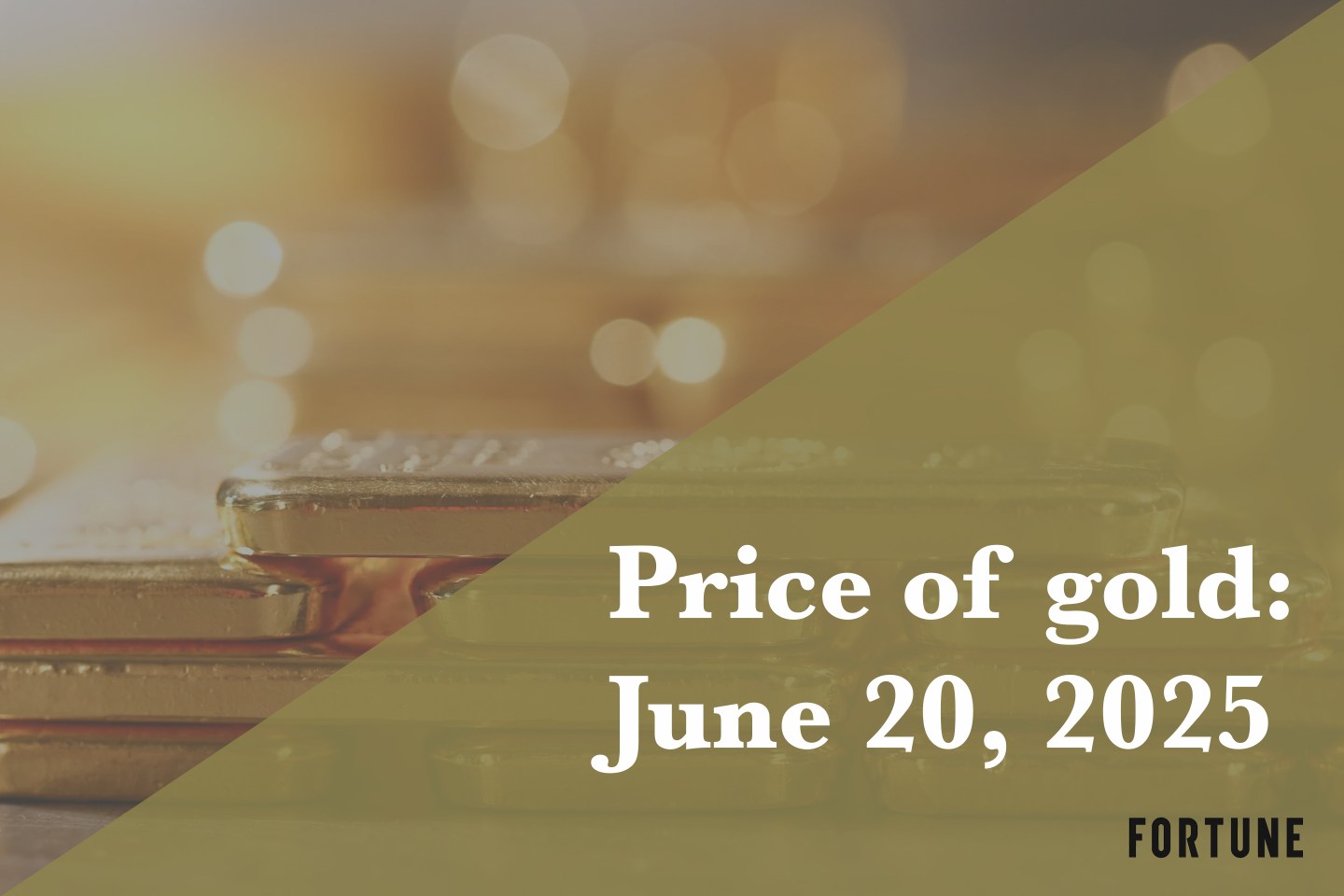 A stack of gold bars.