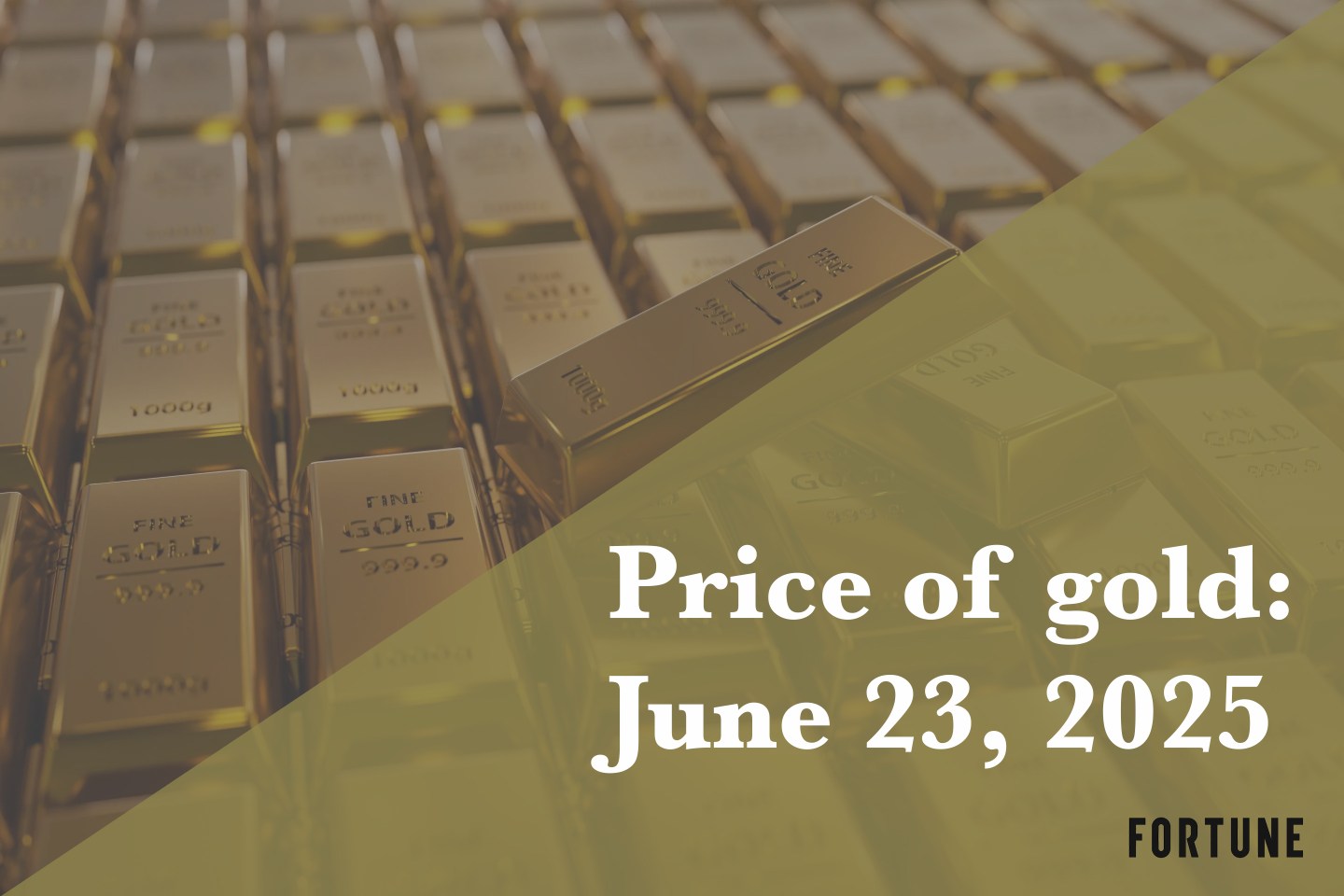 A pile of gold bars.