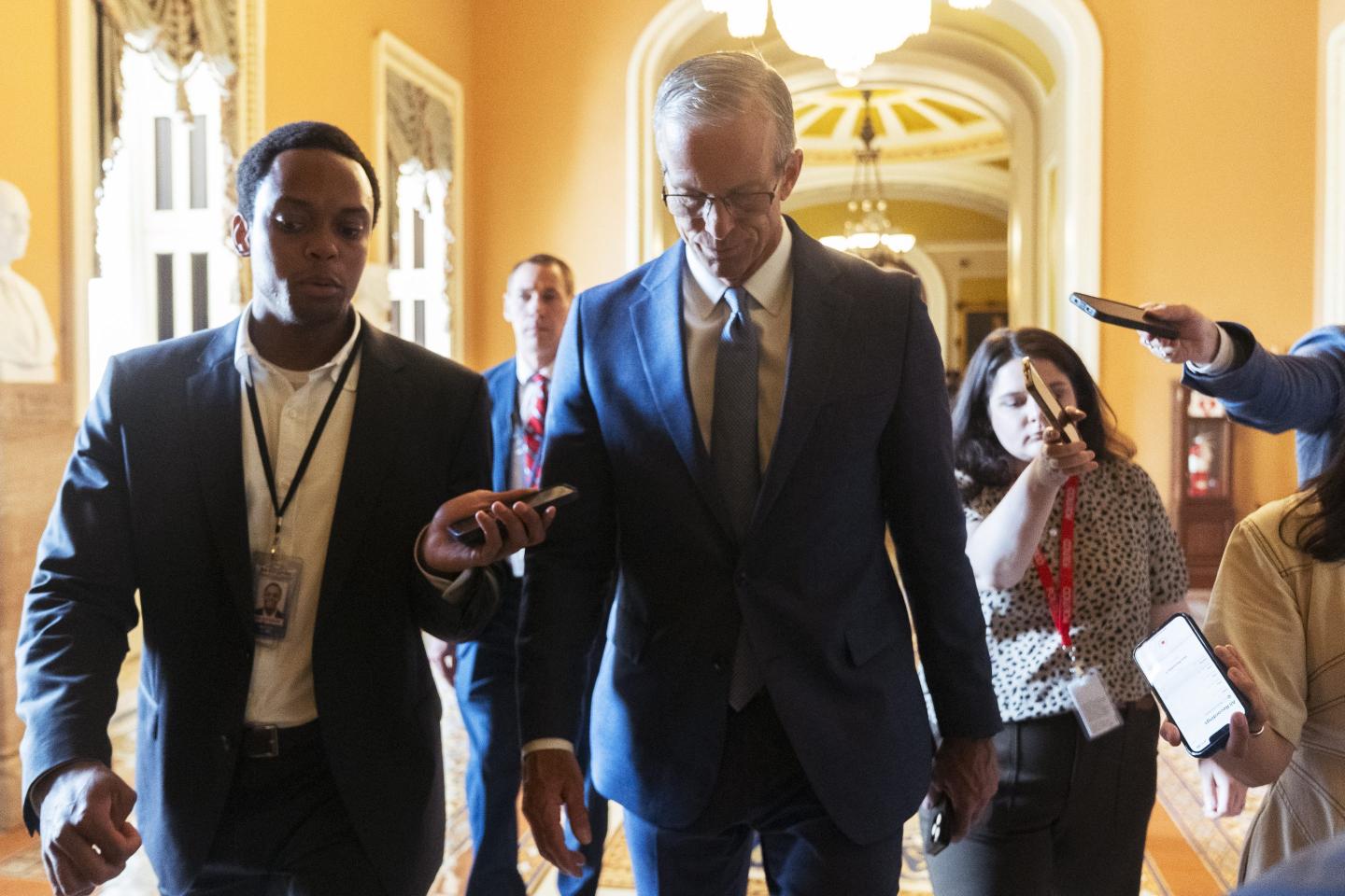 Senate works through the night as GOP tries to cut deal that satisfies those who want more and less Medicaid cuts