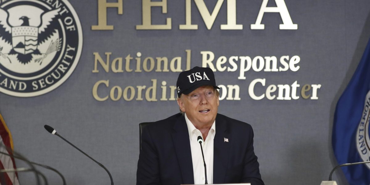 Trump's Texas response looks a lot like the FEMA he just promised to begin 'phasing out'
