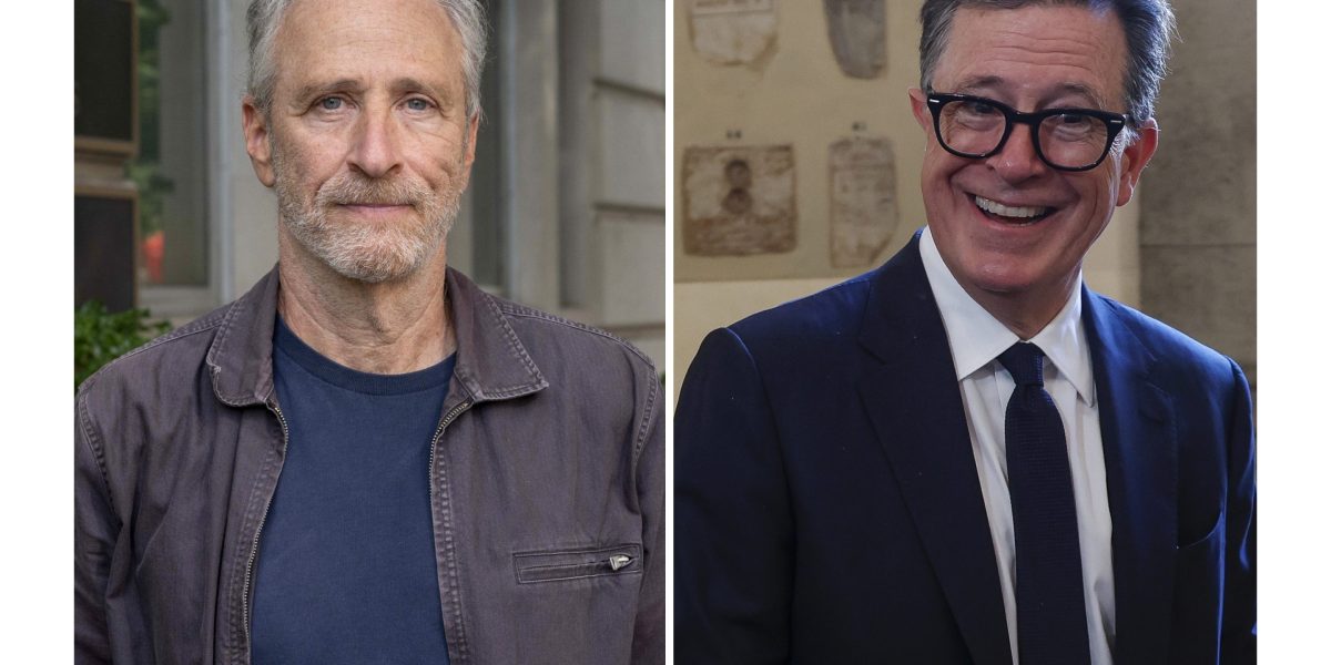 Stephen Colbert and Jon Stewart are angry about their parent company Paramount's $16 million Trump settlement-a 'big fat bribe'