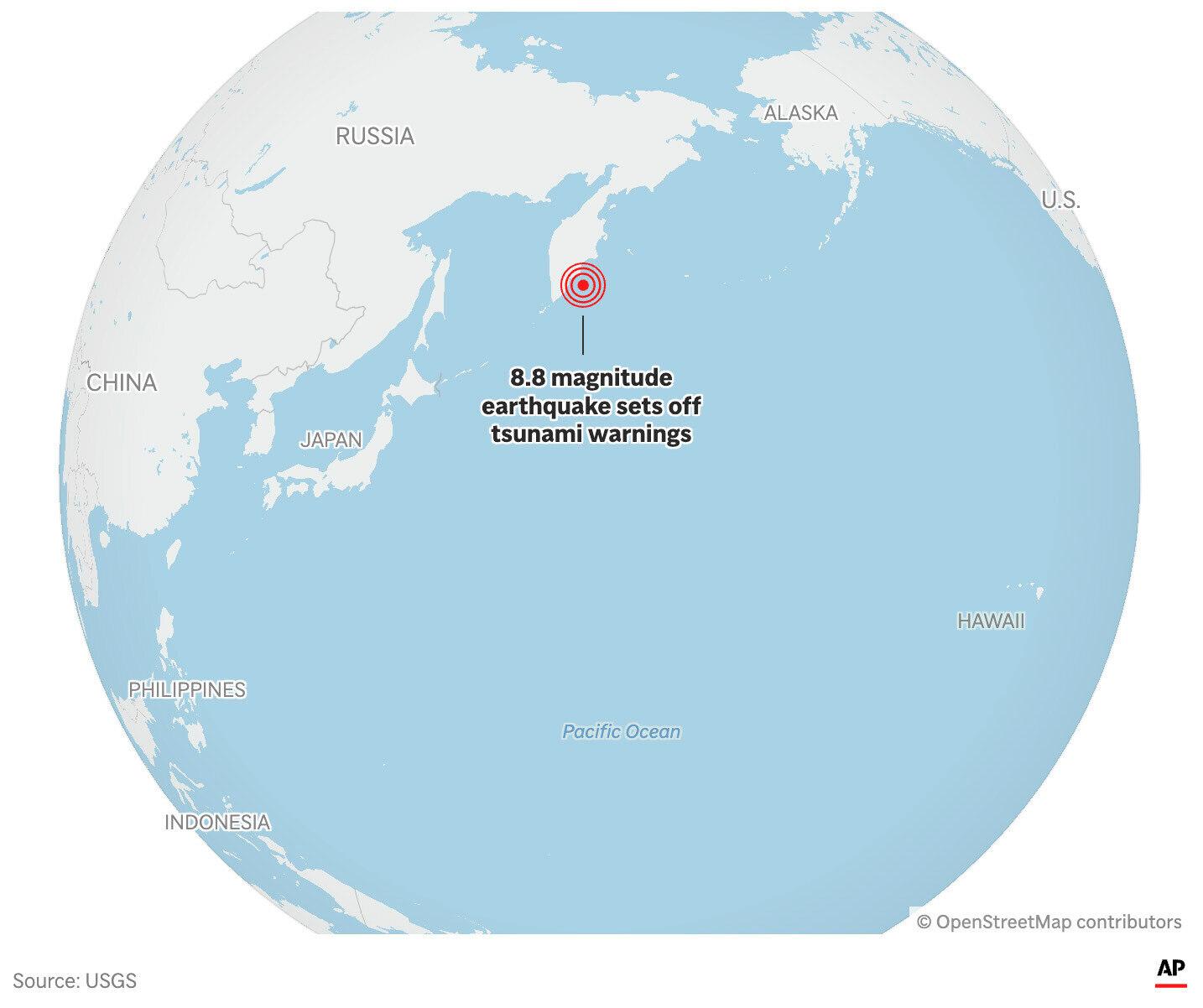 Russia earthquake