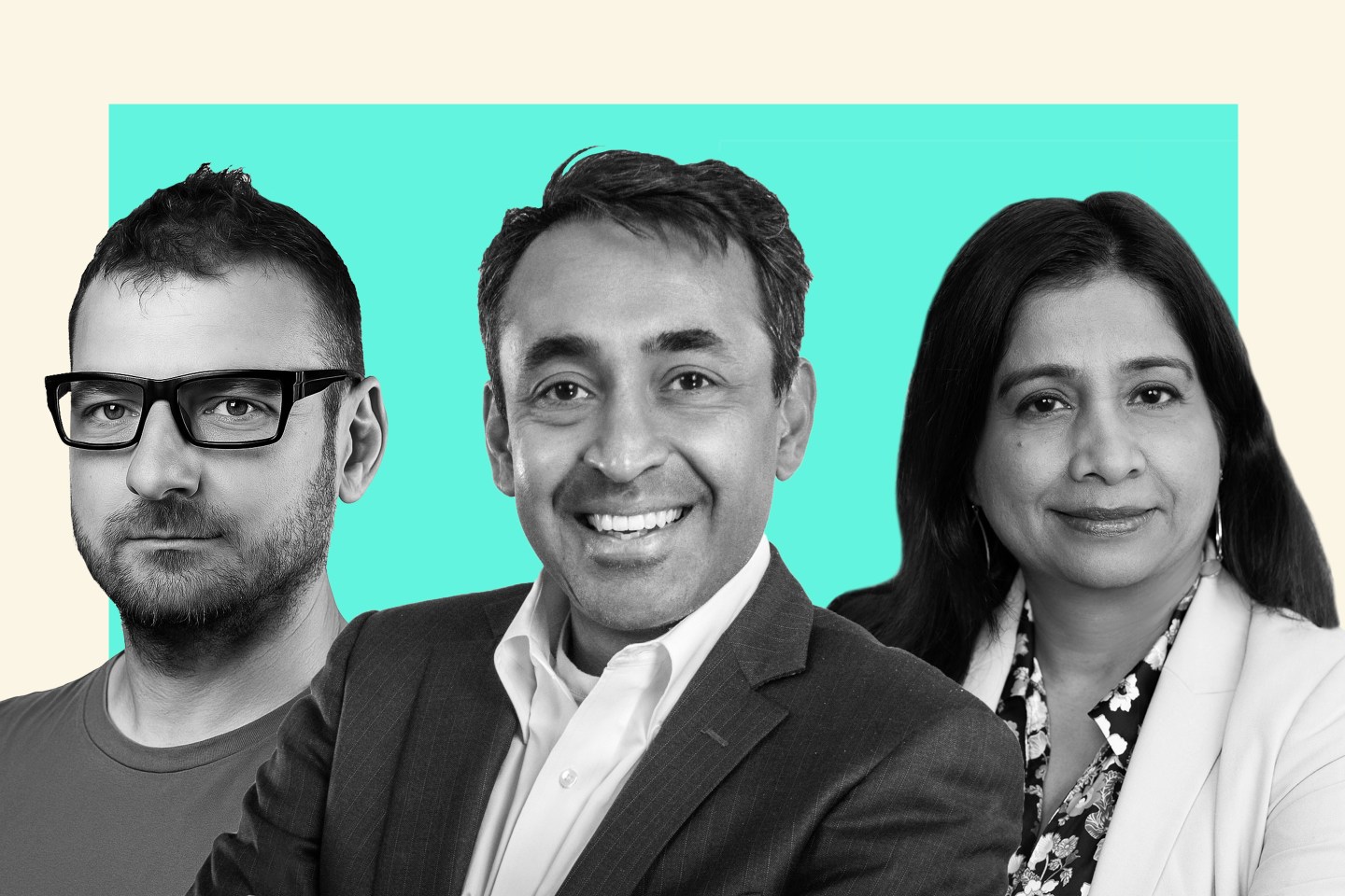 Upwork head of AI and ML Andrew Rabinovich, C3 AI CTO of Data Science Nikhil Krishnan, and Autodesk CTO Raji Arasu