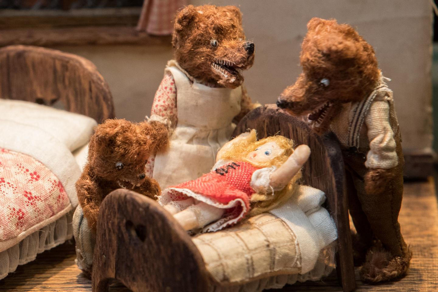 Photo: Goldilocks and the three bears.