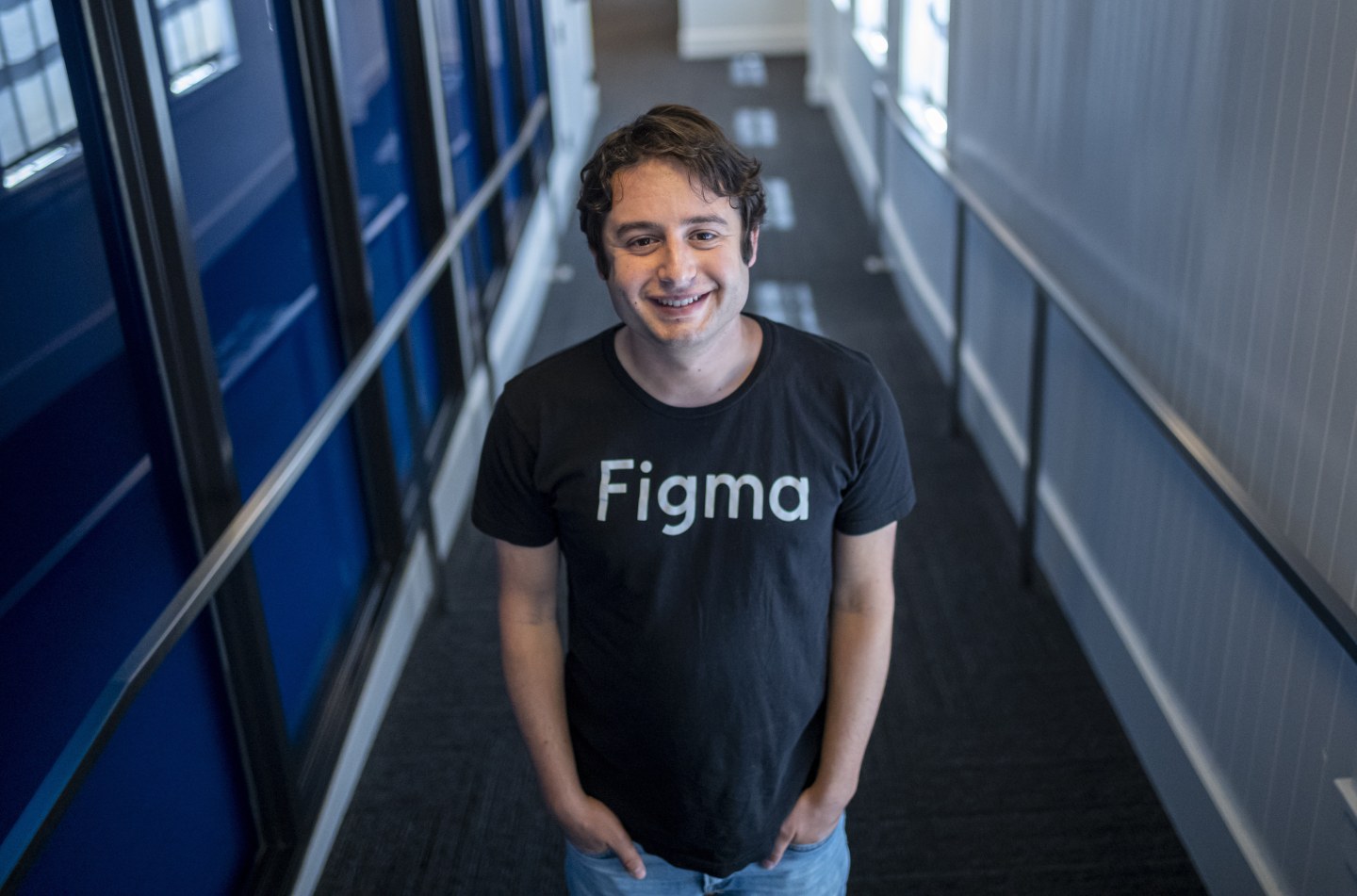 Figma co-founder and CEO Dylan Field in San Francisco on June 24, 2021. (Photo: David Paul Morris/Bloomberg/Getty Images)