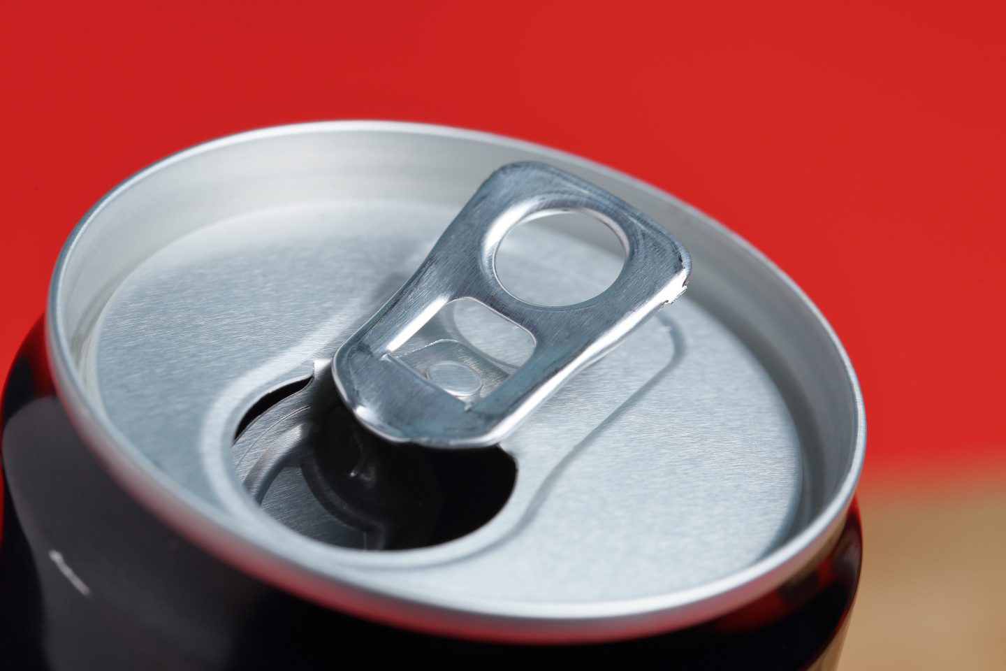 Top of a soda can