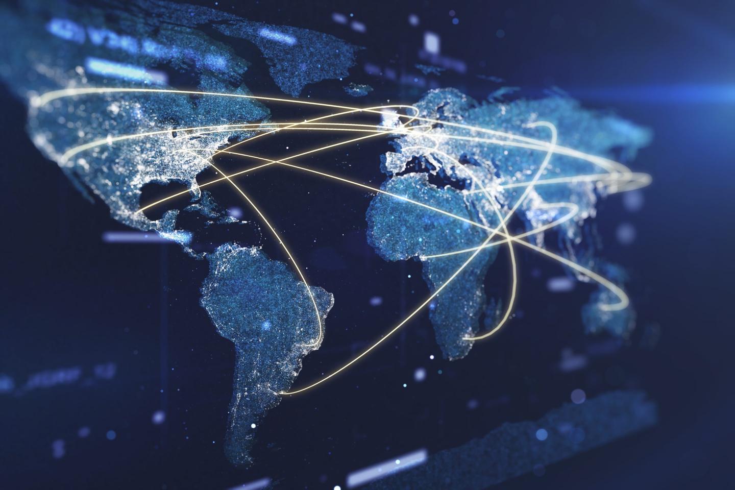 Wells Fargo sketched out a hypothetical scenario where the world is divided into three trading blocs led by the U.S., China, and the EU.
