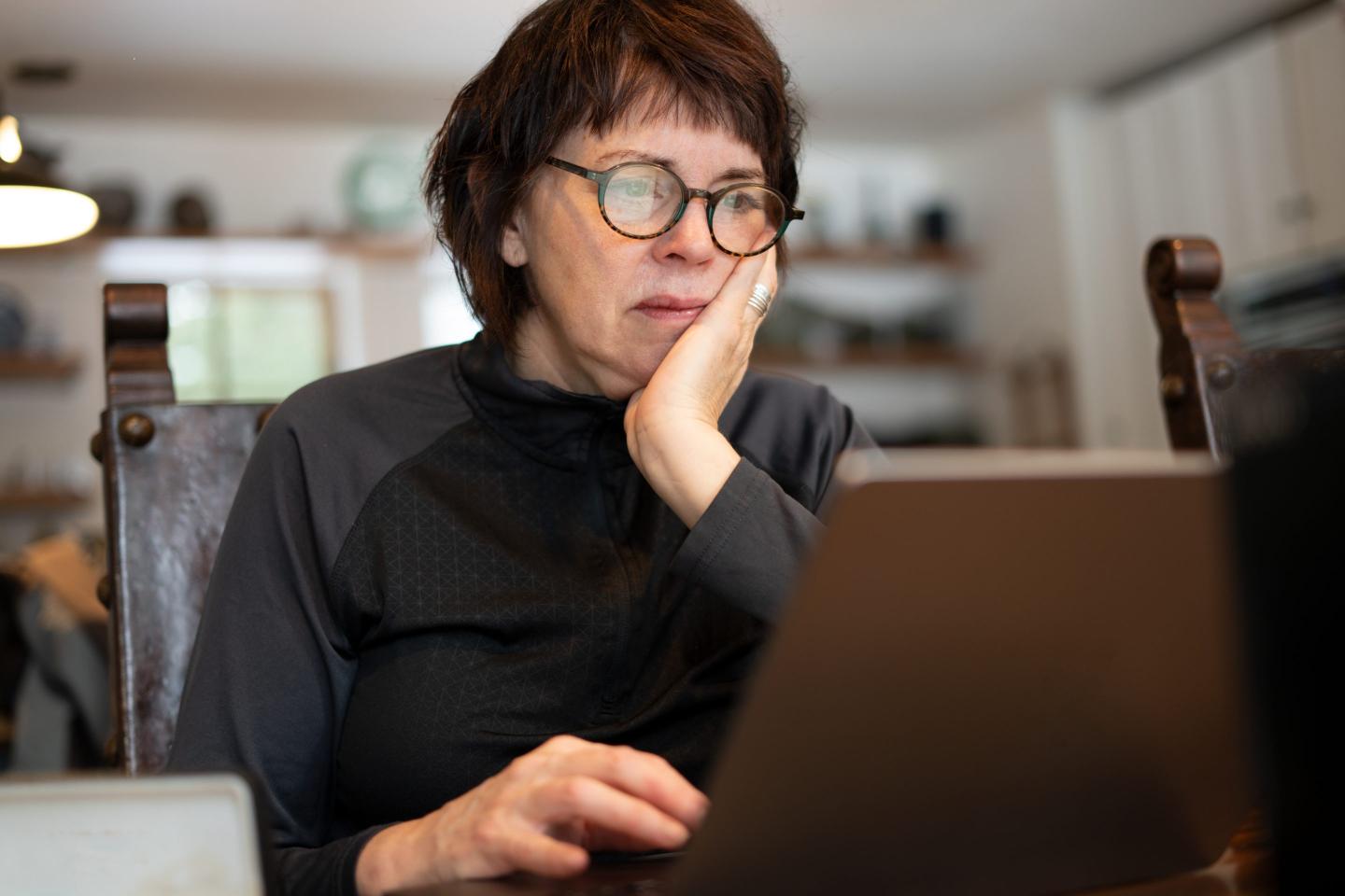 Person at computer