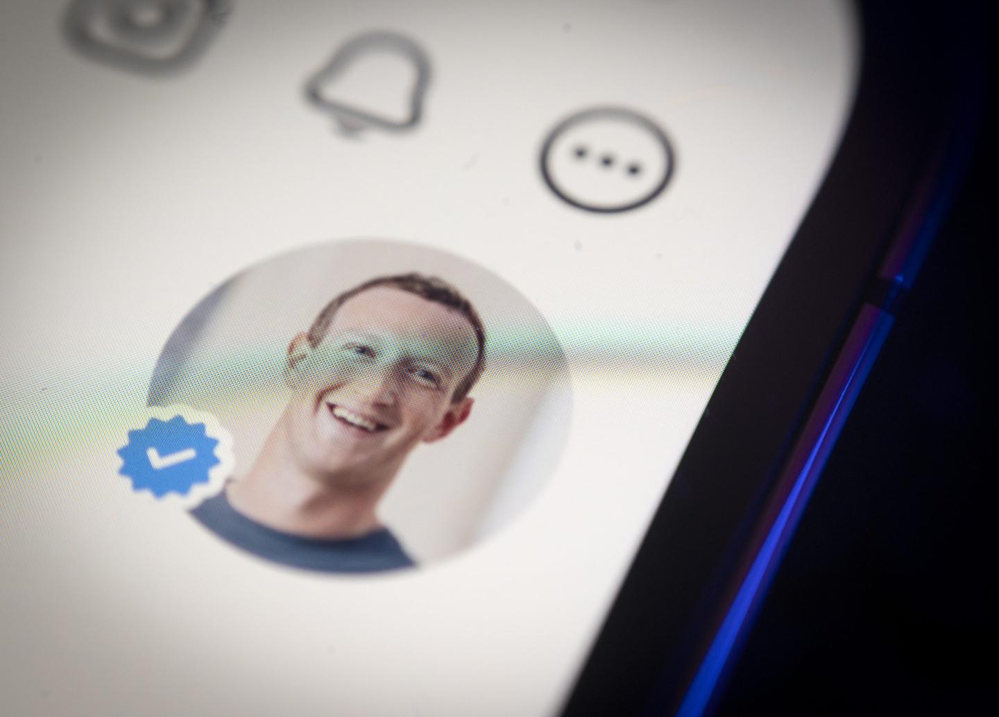 Messages from Mark Zuckerberg, as seen on Meta's Threads app in 2023. (Photo: Jaap Arriens/NurPhoto/Getty Images)