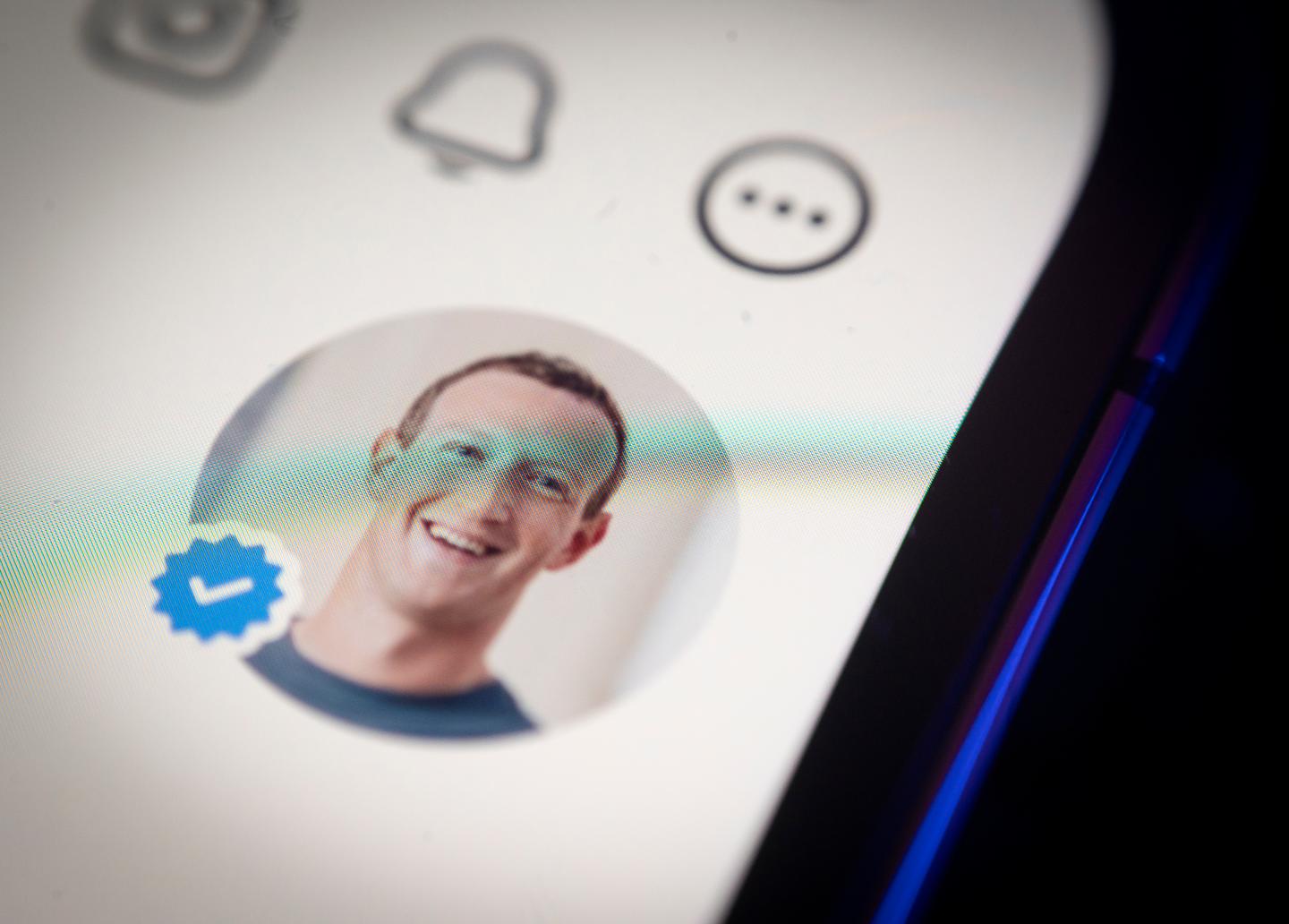 Messages from Mark Zuckerberg, as seen on Meta's Threads app in 2023. (Photo: Jaap Arriens/NurPhoto/Getty Images)