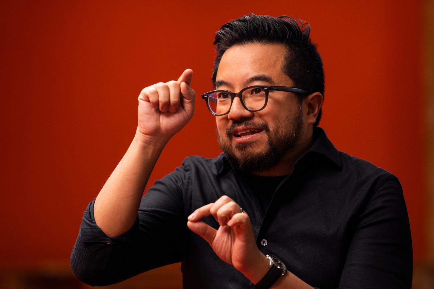 Garry Tan gestures