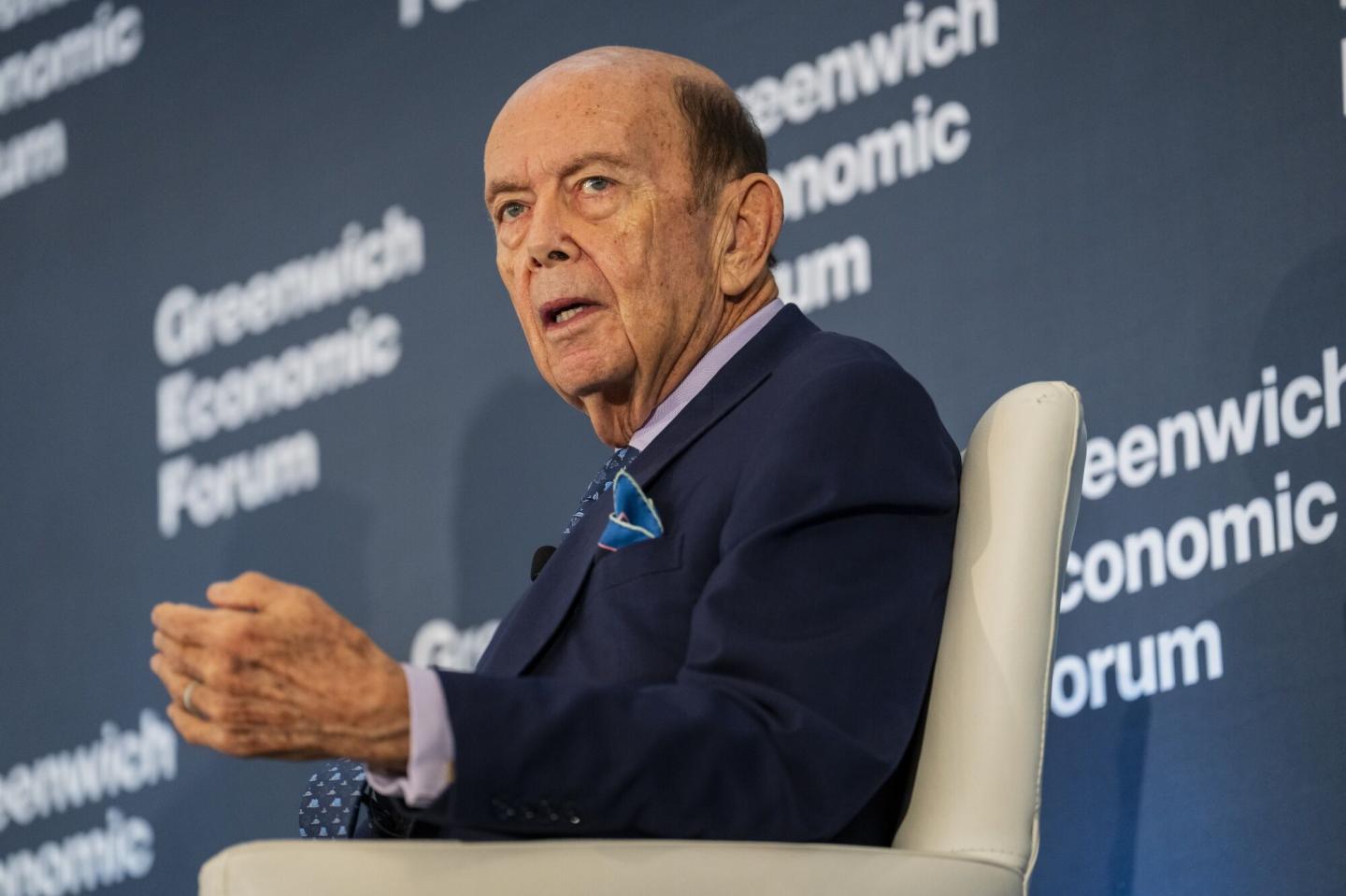 Wilbur Ross, former US commerce secretary, during the Greenwich Economic Forum in 2023.