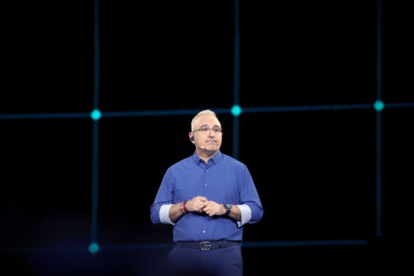 Hewlett Packard Enterprise CEO Antonio Neri in Las Vegas, Nevada on June 18, 2024. (Photo: Ian Maule/Bloomberg/Getty Images)