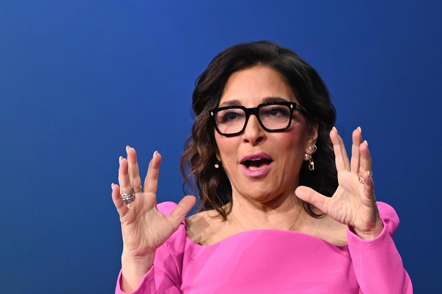 Linda Yaccarino speaks on stage at CES