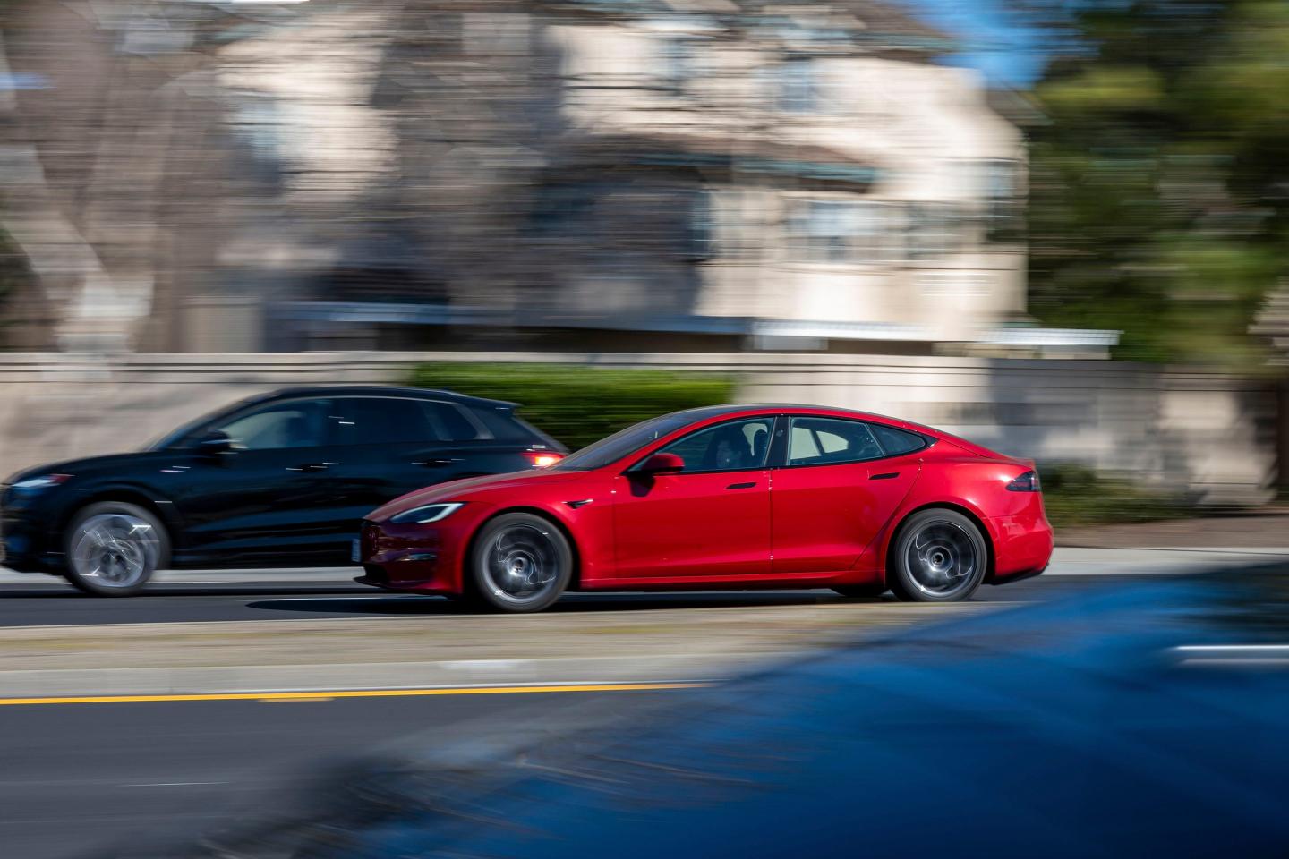 A Tesla Model S