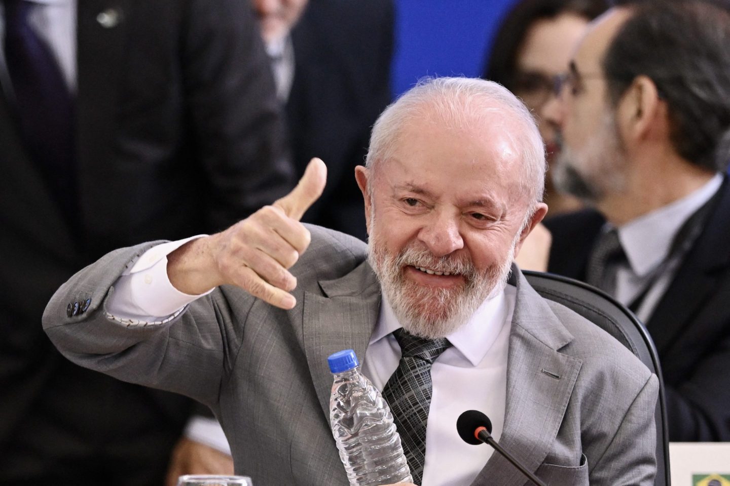 Brazilian President Luiz Inácio Lula da Silva at the first BRICS Sherpa meeting, in Brasília, on Feb. 26, 2025.