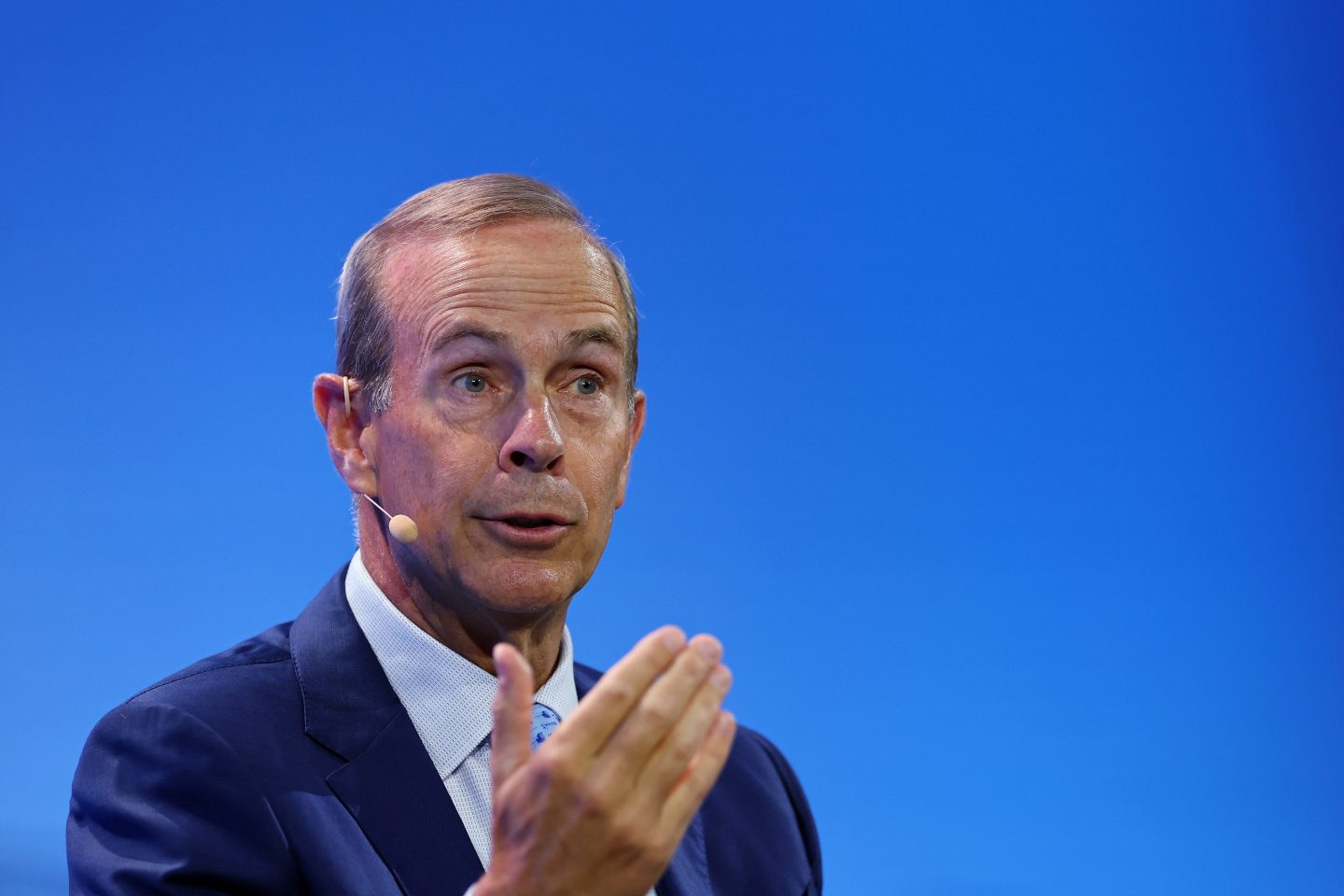 Chevron CEO Mike Wirth during the CERAWeek conference in Houston on March 10.