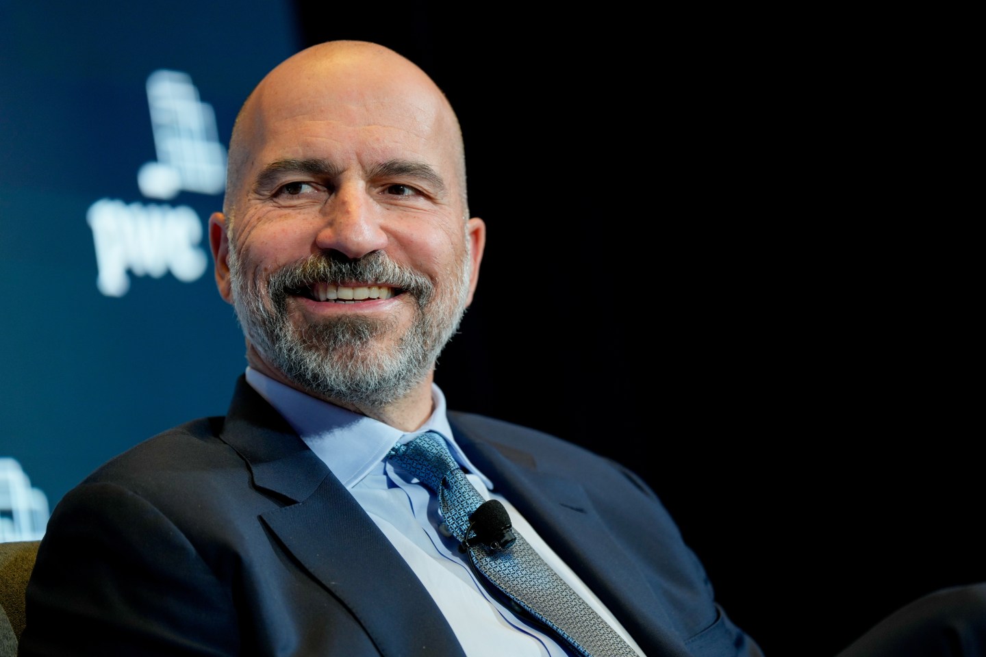 Uber CEO Dara Khosrowshahi in Washington, D.C. on April 25, 2025. (Photo: Kent Nishimura/Bloomberg/Getty Images)