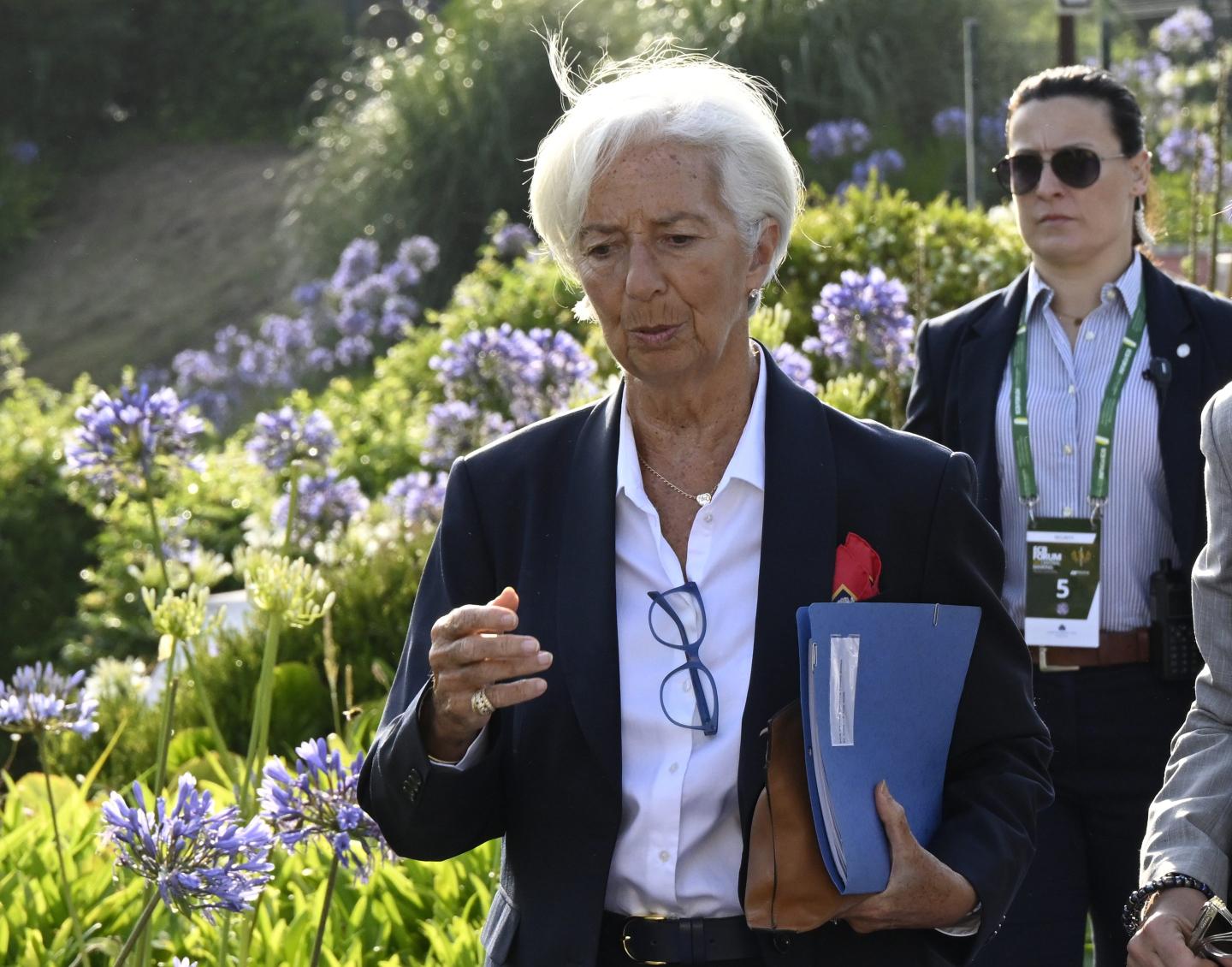 European Central Bank president Christine Lagarde