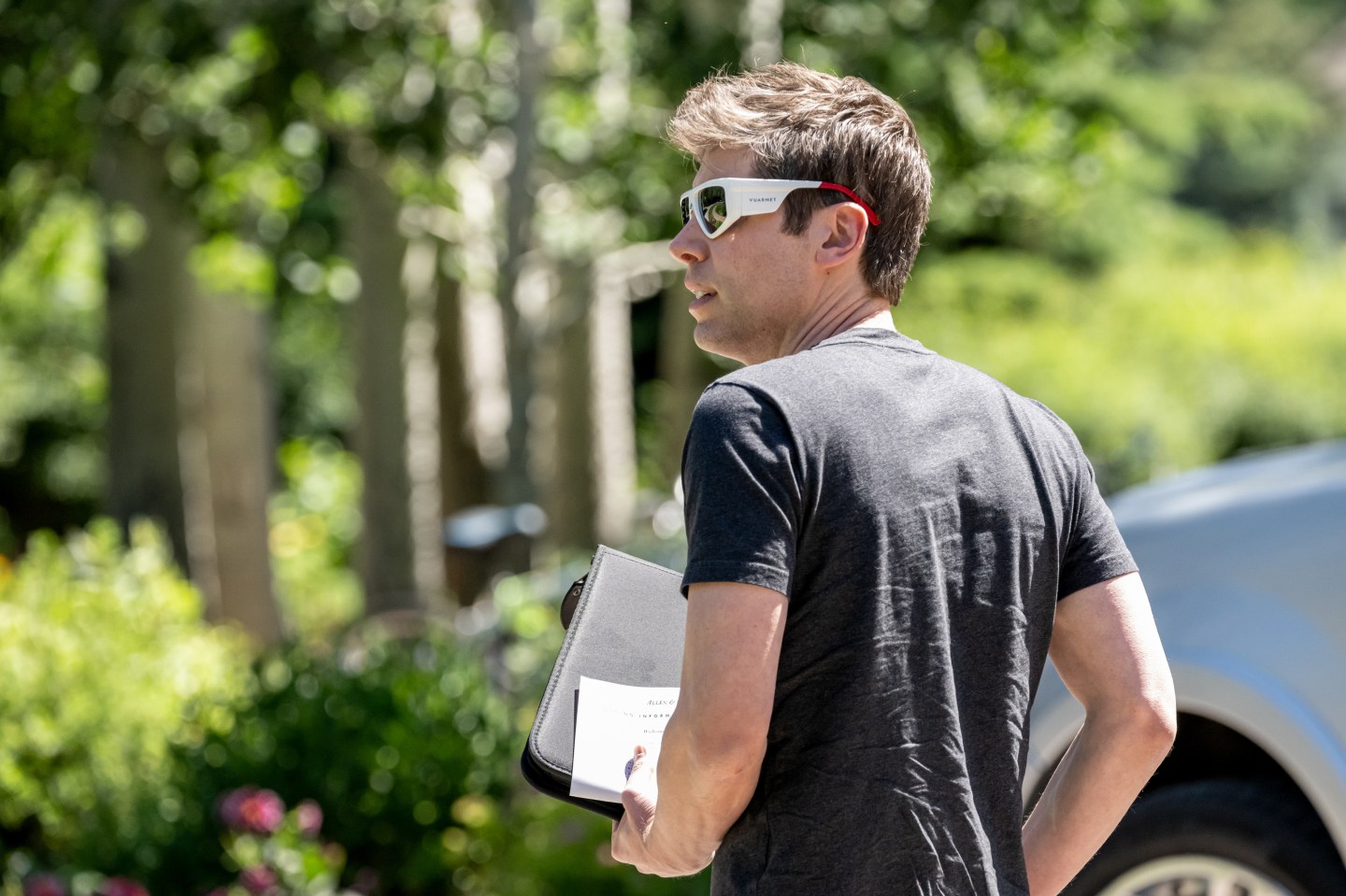 OpenAI CEO Sam Altman in Sun Valley, Idaho on July 8, 2025. (Photo: David Paul Morris/Bloomberg/Getty Images)