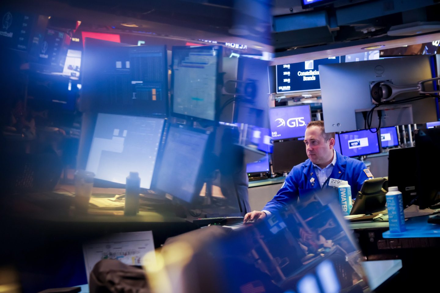 A trader works on the floor of the New York Stock Exchange (NYSE) in New York, US, on Thursday, July 10, 2025, when the S&P 500 set a new record.