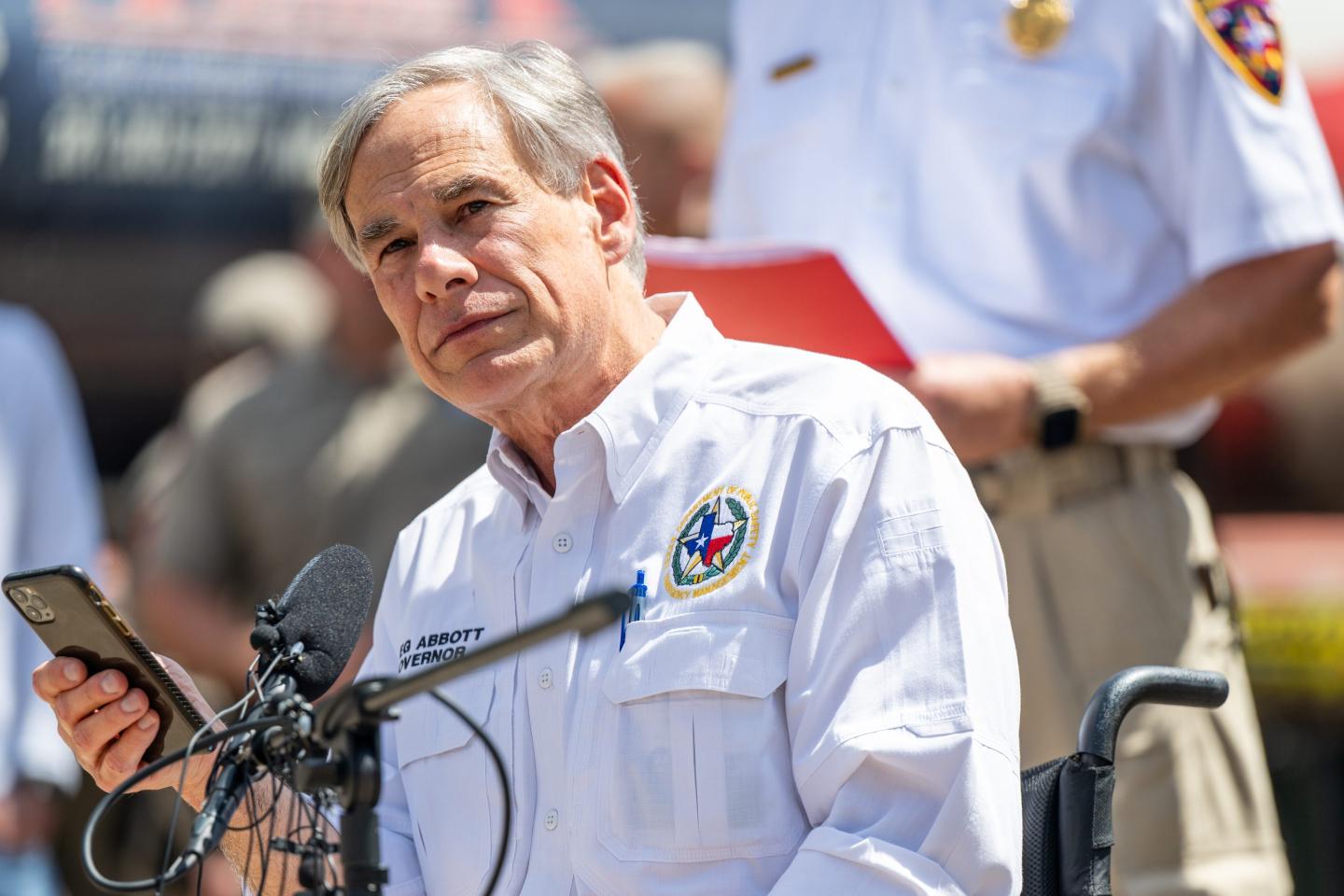 Gov. Greg Abbott speaks
