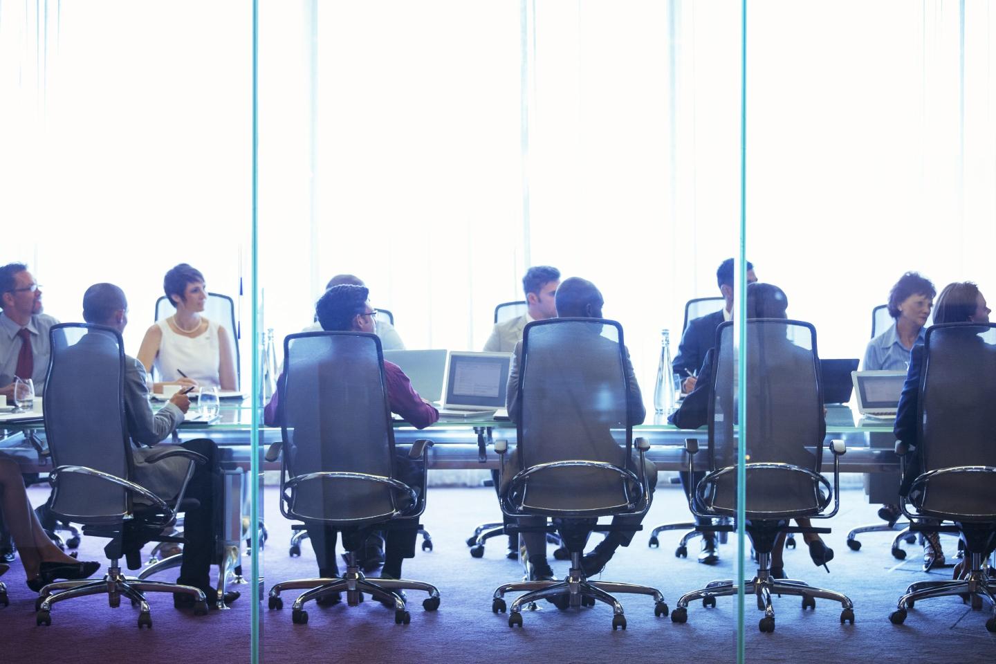 Business people having meeting in conference room
