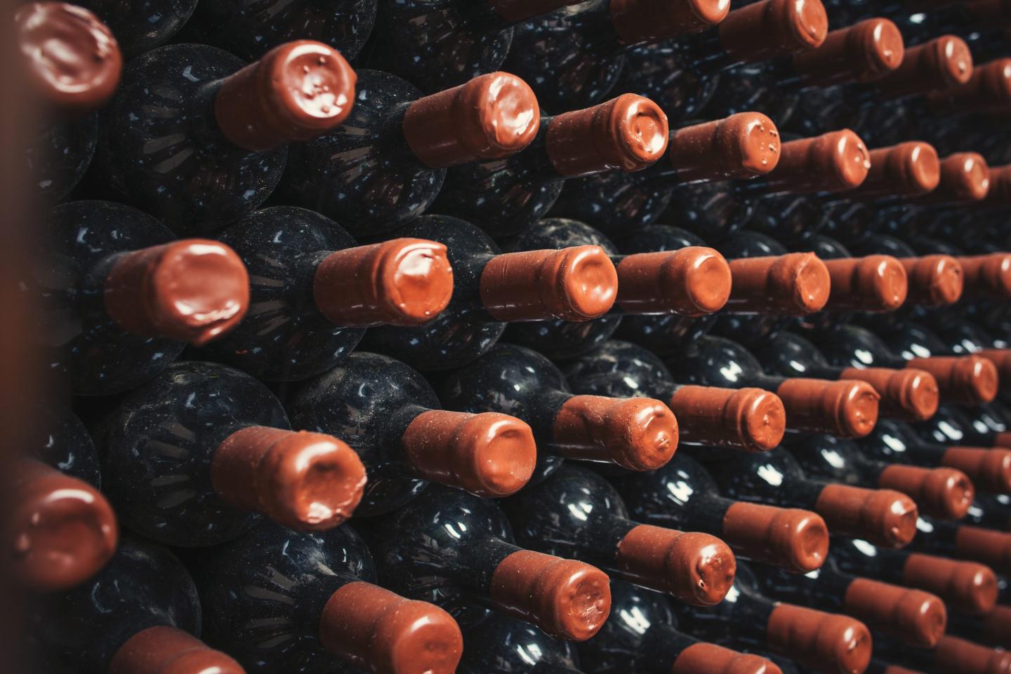 wine bottles